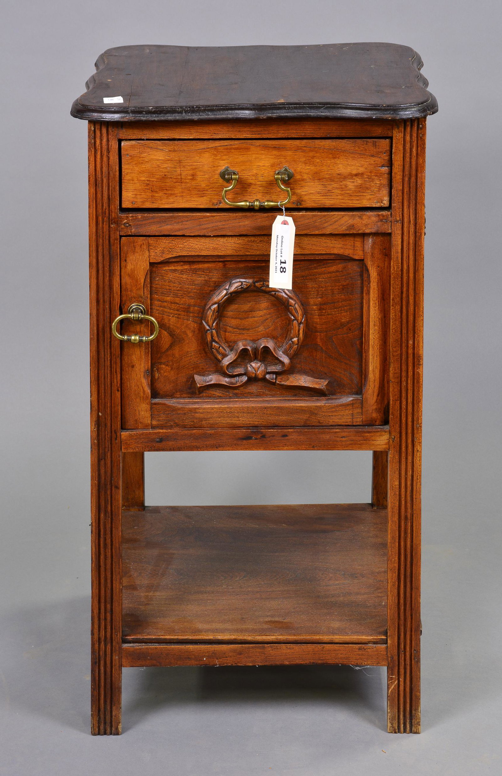 European Oak Nightstand / Side Cabinet: European Oak Nightstand / Pot Cupboard / Side Cabinet - 31 in tall x 17 x 18