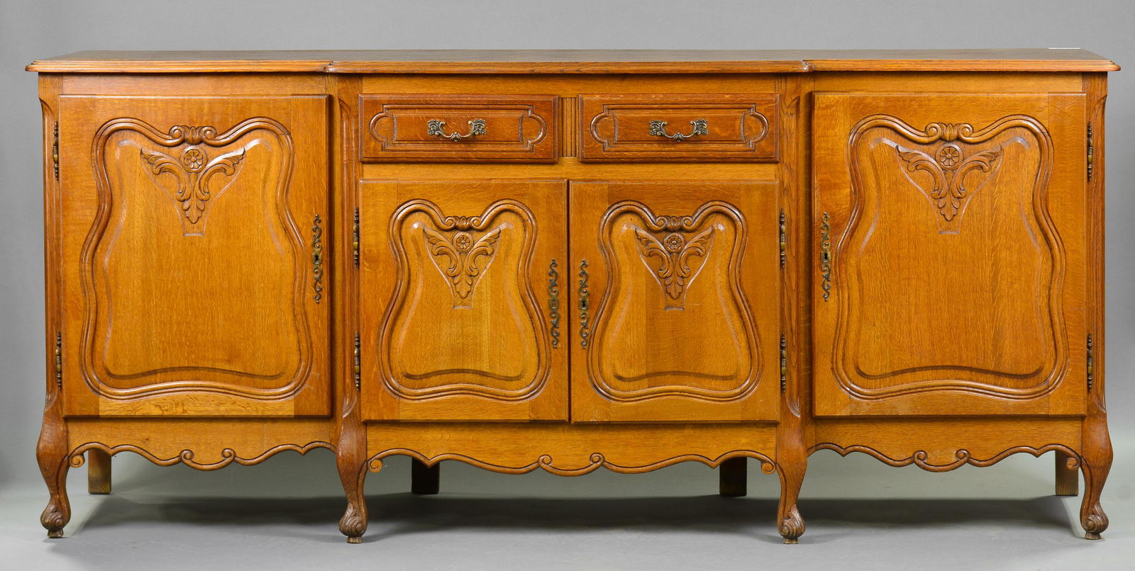 Louis XV Style Oak Server / Sideboard (1 of 7)
