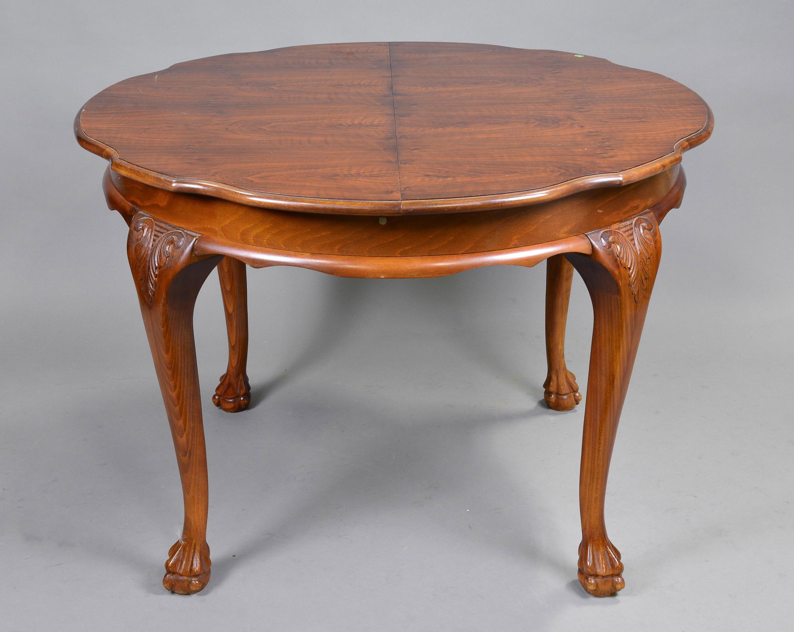 Round Ball & Claw Chestnut Table: Round Ball & Claw Chestnut Table - 30 in tall x 44 inch diameter