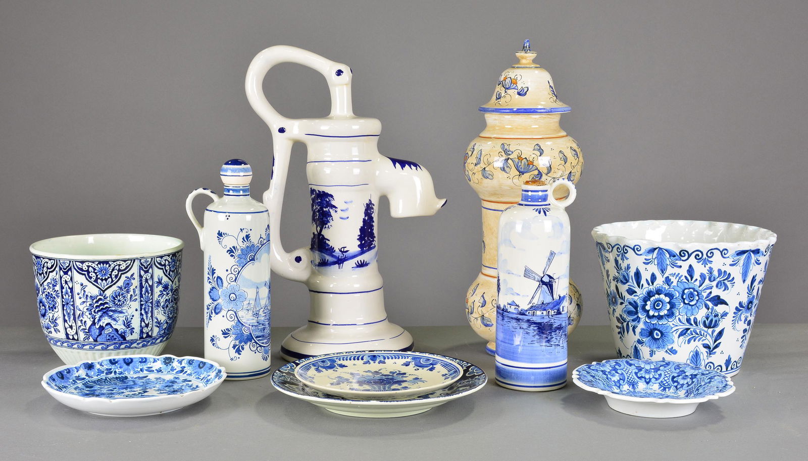 10pcs Assorted Blue & White / Delft China (1 of 4)