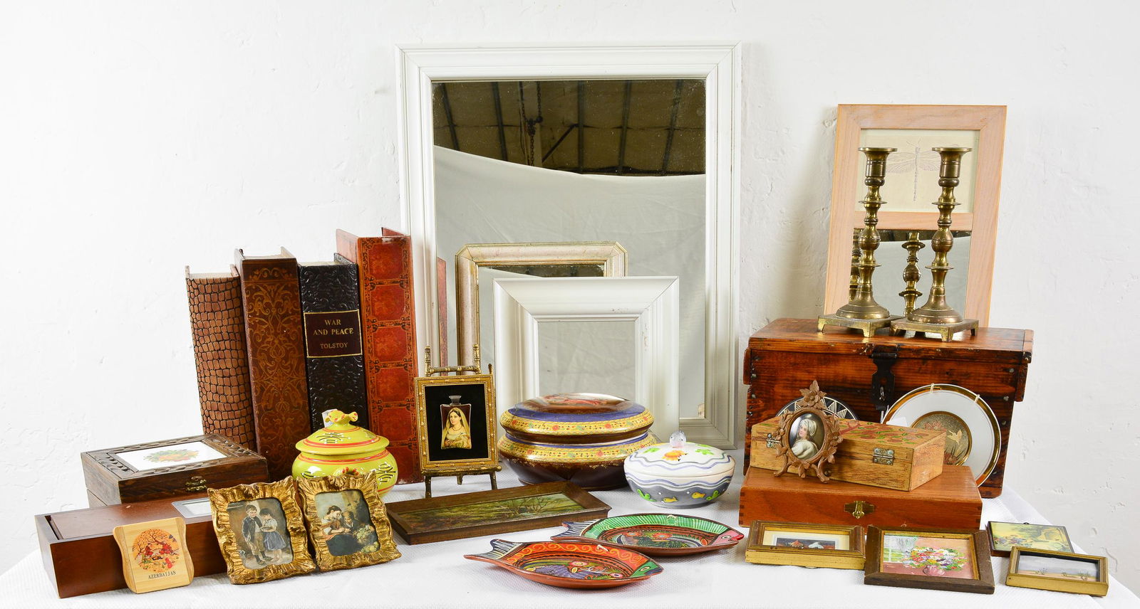 Collection Of Assorted Boxes, Mirrors, Etc. (1 of 7)