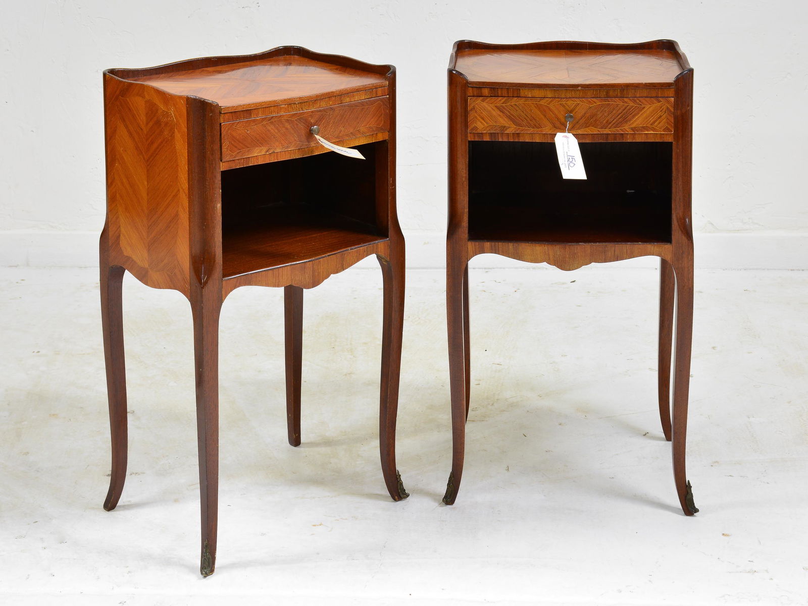 2 Louis XV Style Mahogany Tables / Nightstands (1 of 3)