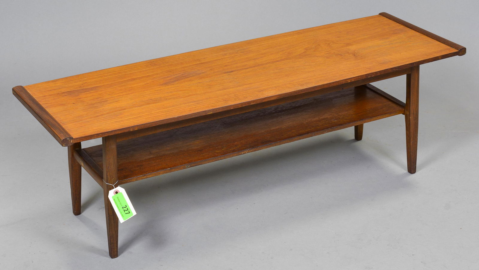 Mid Century Modern Coffee Table with Magazine Rack (1 of 3)