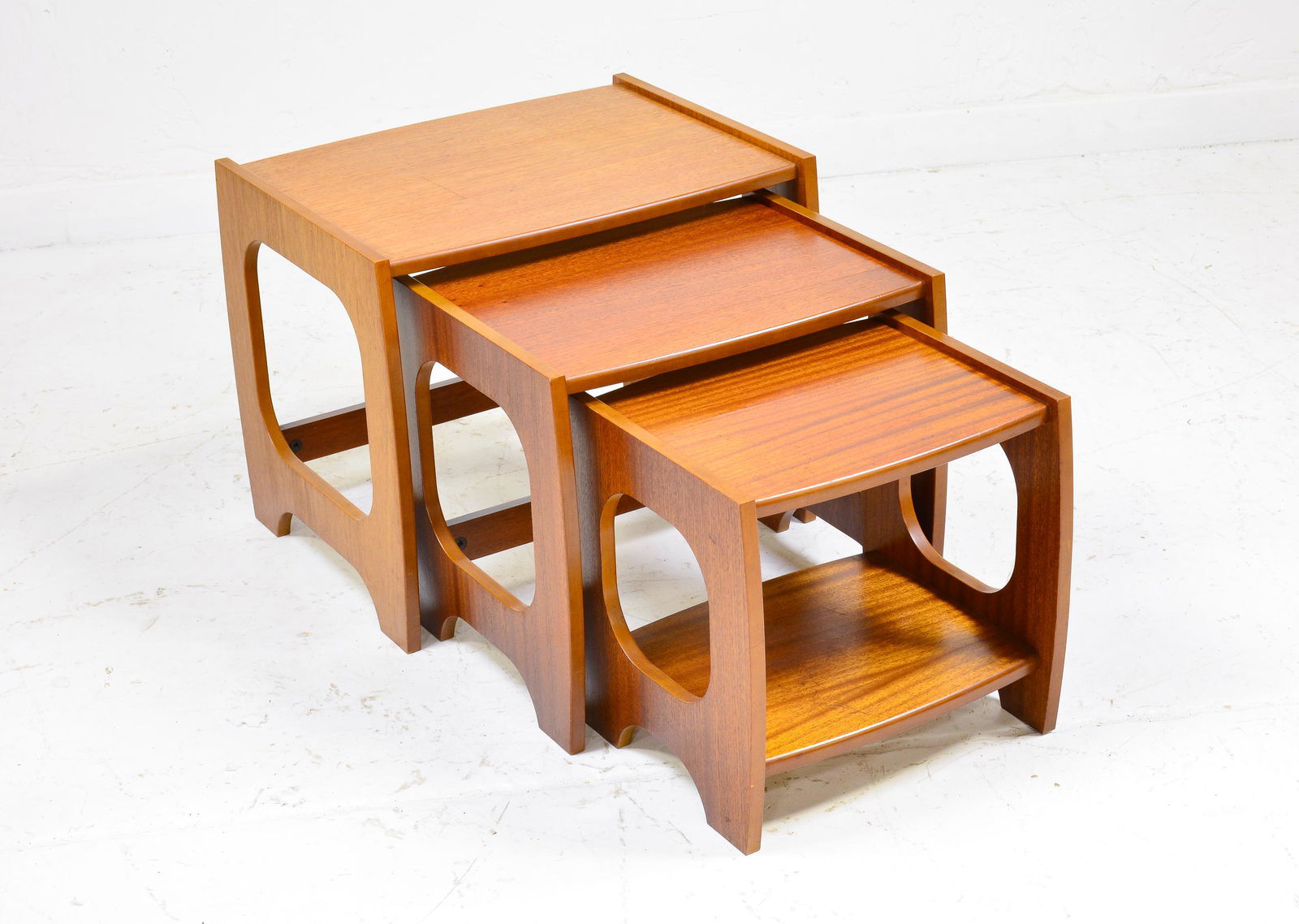 Mid Century Modern Teak Nesting Tables (1 of 2)