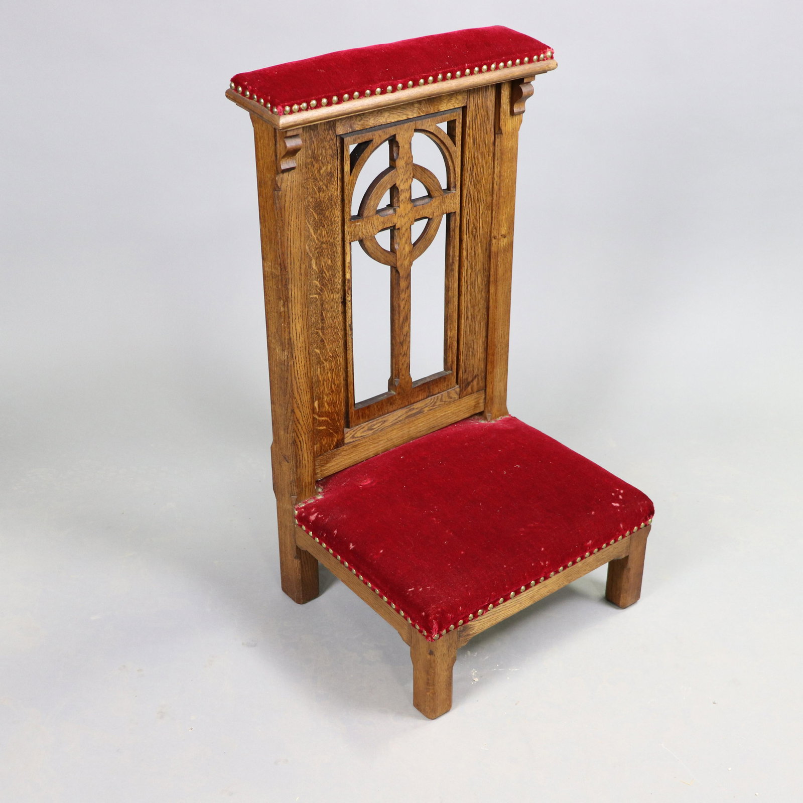 Carved French Oak Napoleon III Style Prie Dieu  Kneeler (1 of 4)