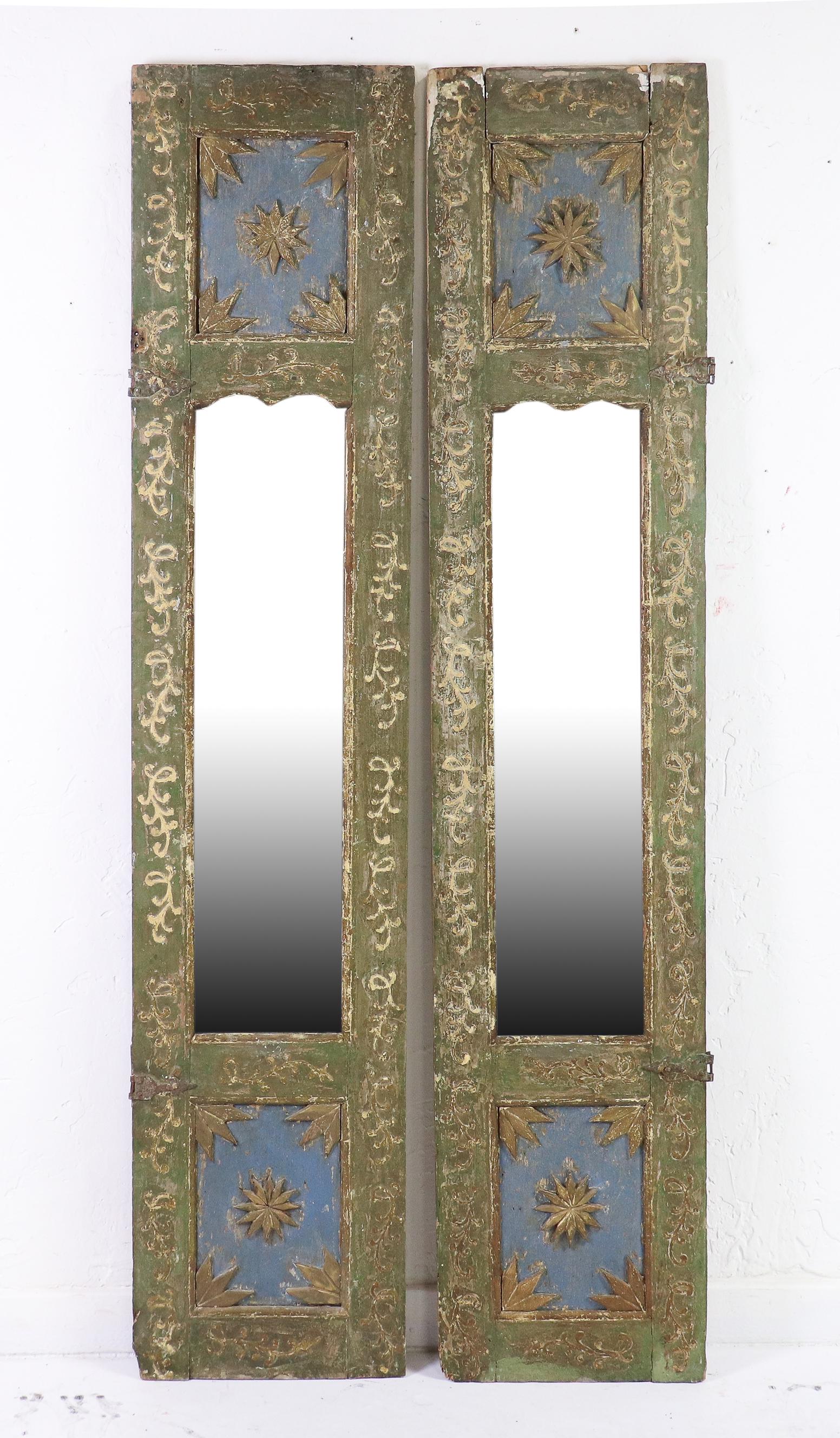 2 French Style Painted Mirrored Panels (1 of 11)