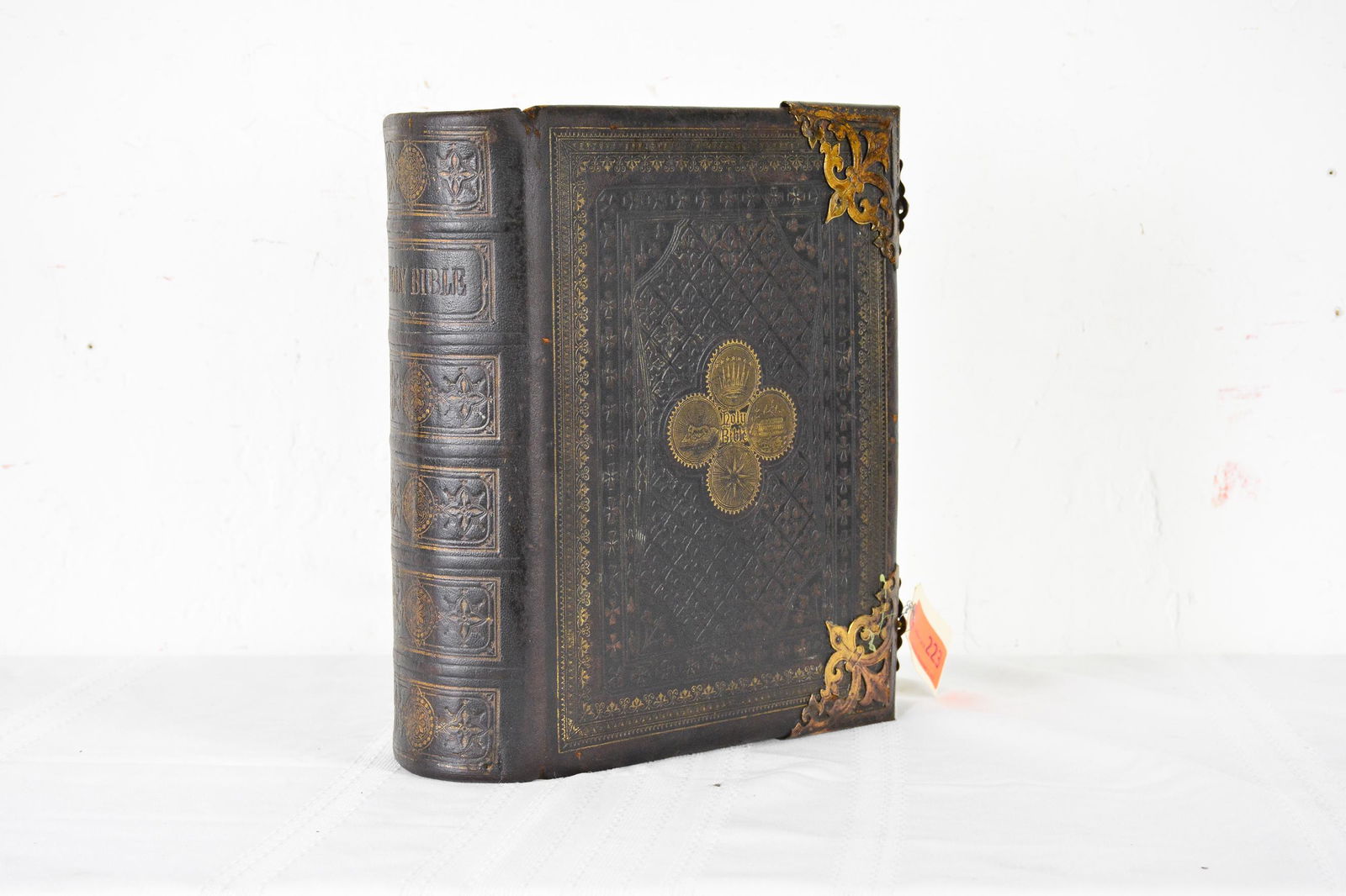 Antique Bible From England with Brass Clasps #2 (1 of 3)