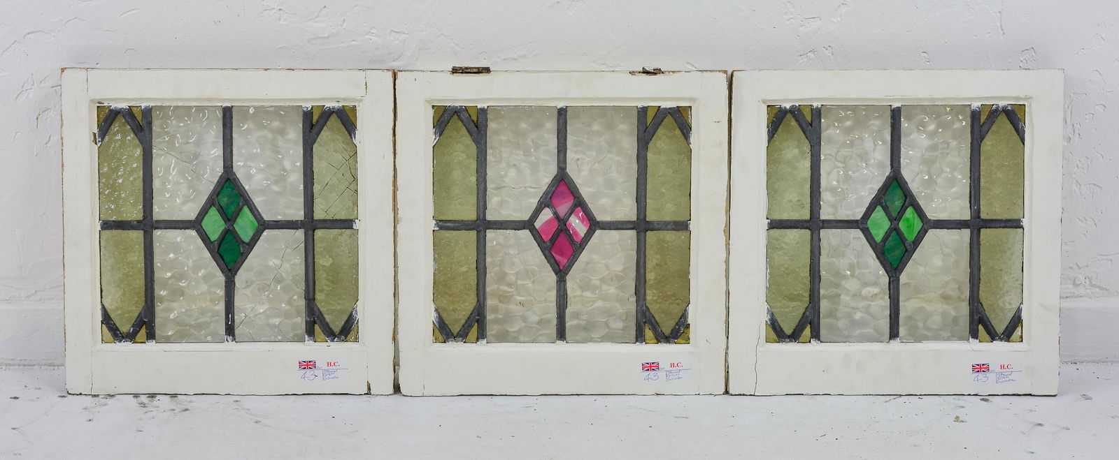 3 British Stained Glass Windows (1 of 3)