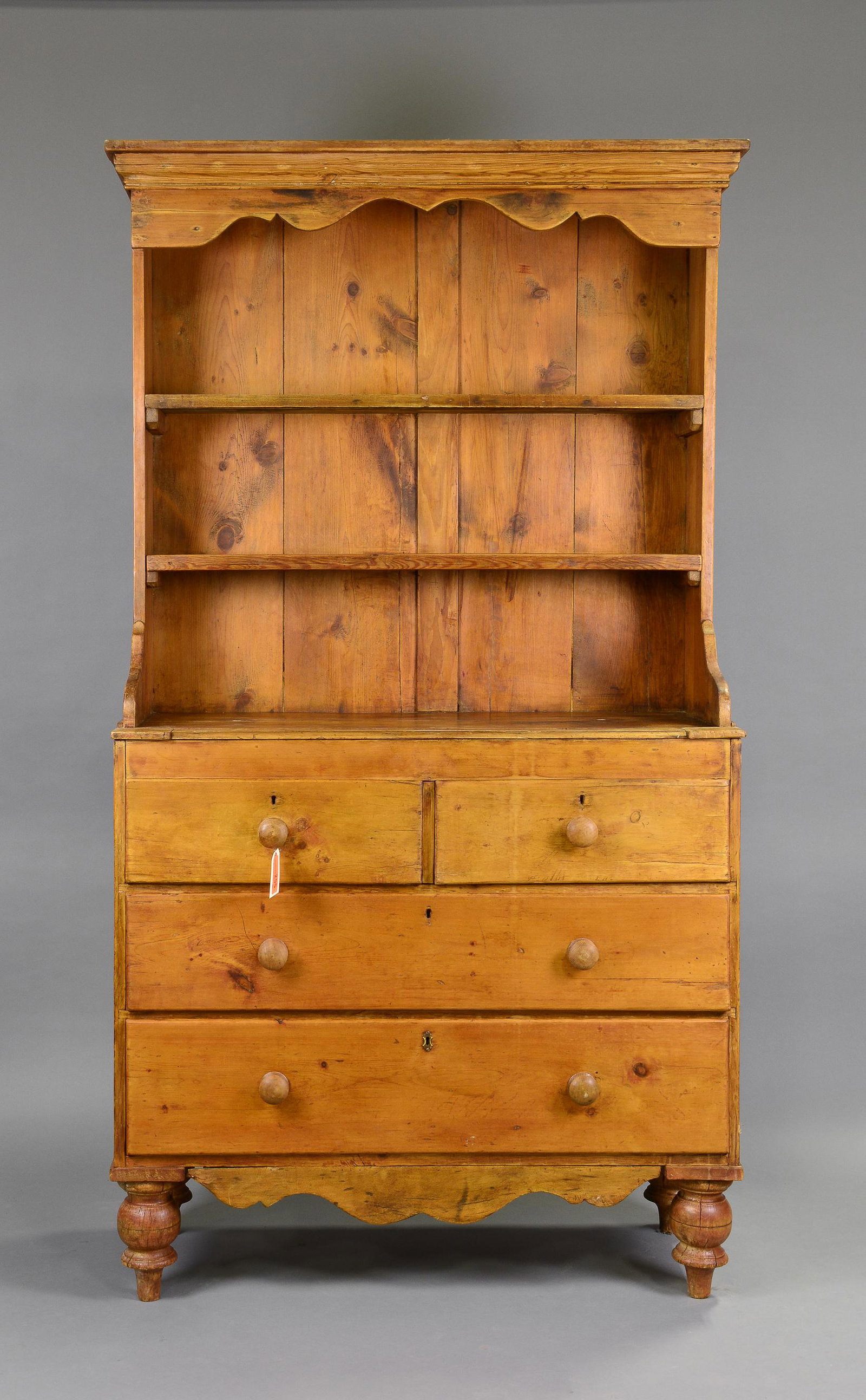 British Pine Stepback Dresser (1 of 5)