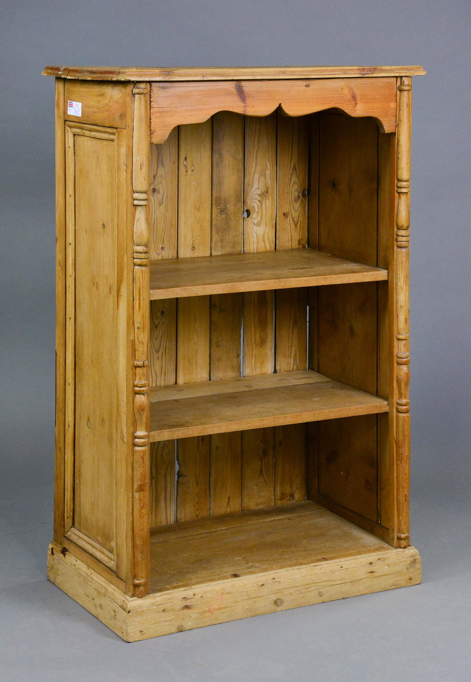 British Pine Open Bookshelf (1 of 3)