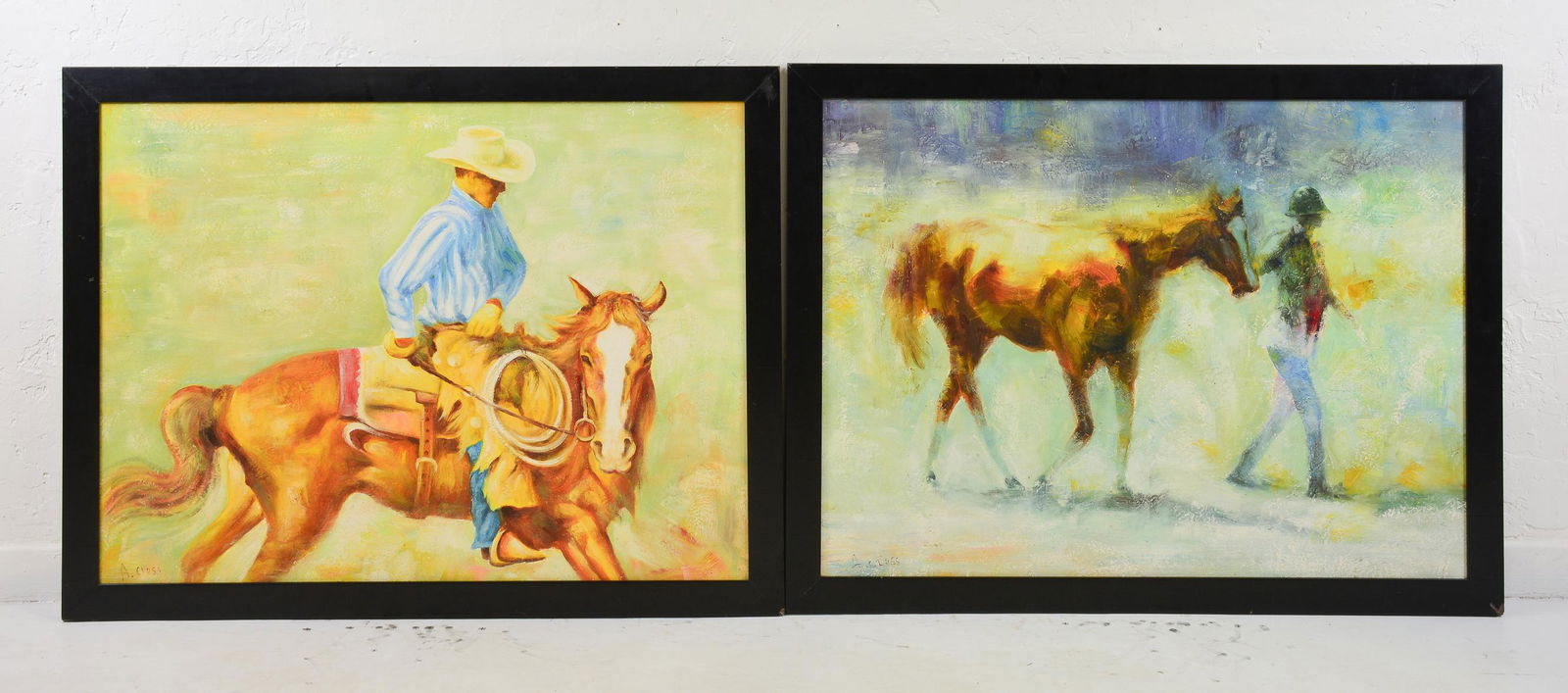2pcs Framed Western Art (1 of 5)