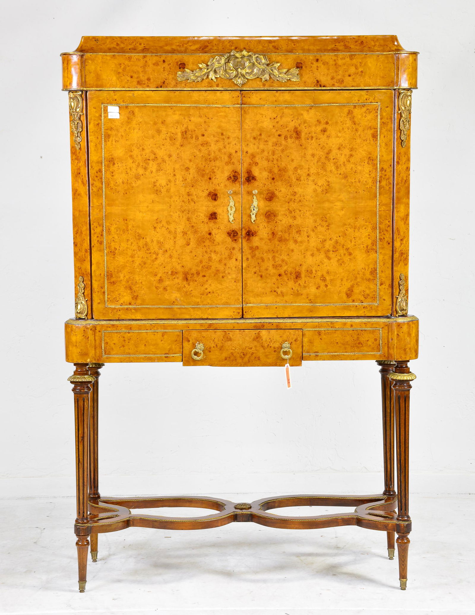 New Item, Large Louis XVI Style Walnut Cocktail Cabinet (1 of 4)