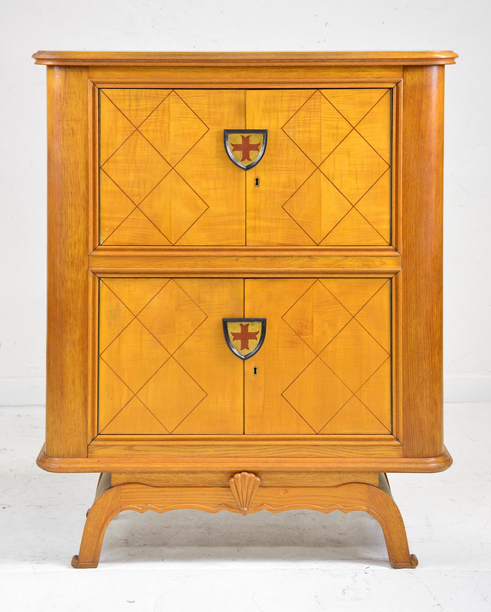 Art Deco Style Cupboard / Cabinet: Art Deco Style Cupboard / Cabinet - 48 in tall x 40 x 17