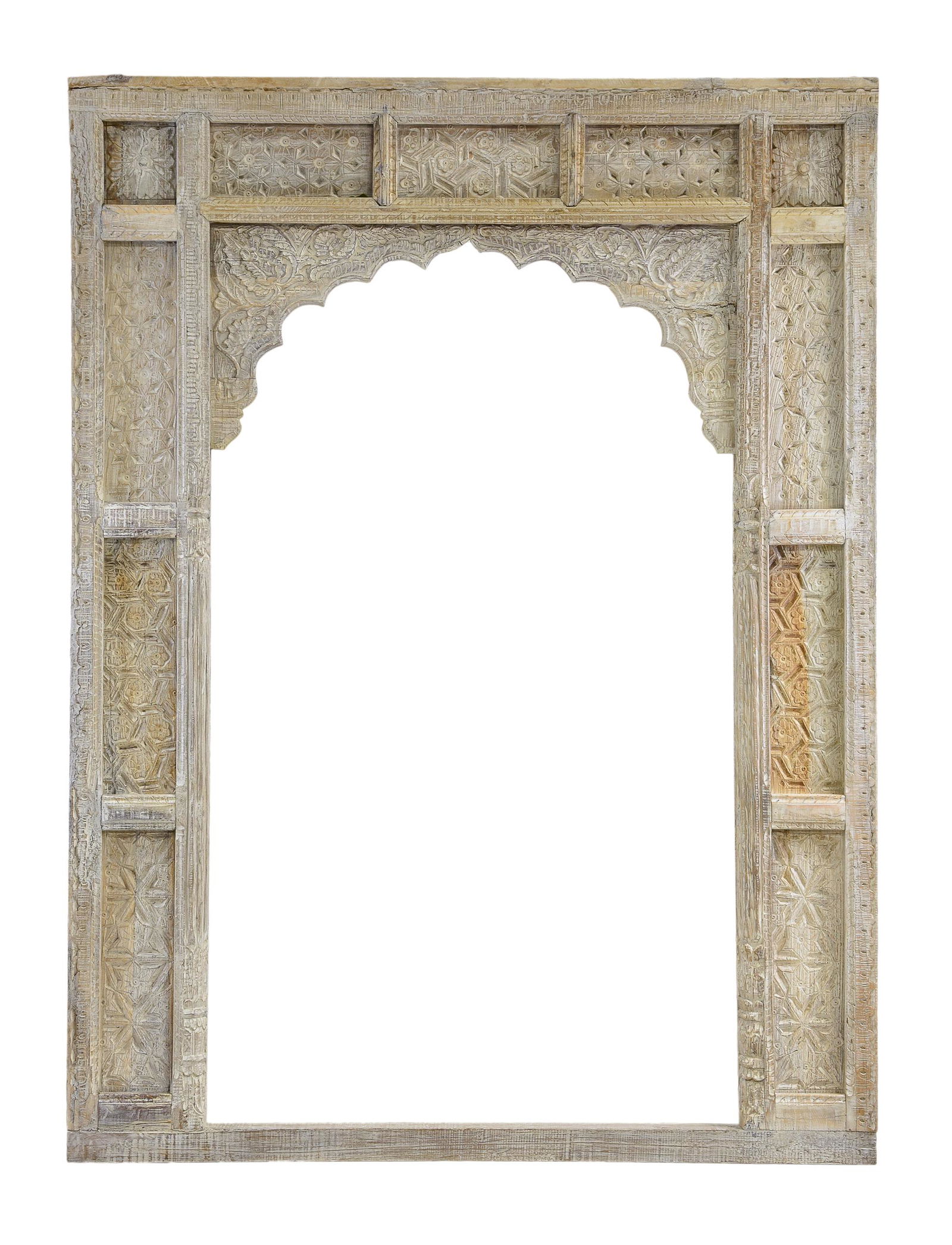 Very Large Carved Painted Arch / Gazebo Panel #1 (1 of 3)