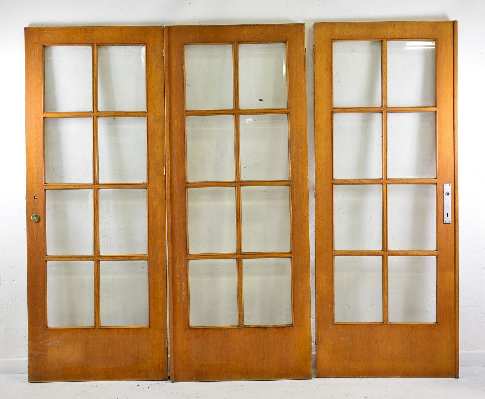 3 European Oak Doors with Beveled Glass (1 of 4)