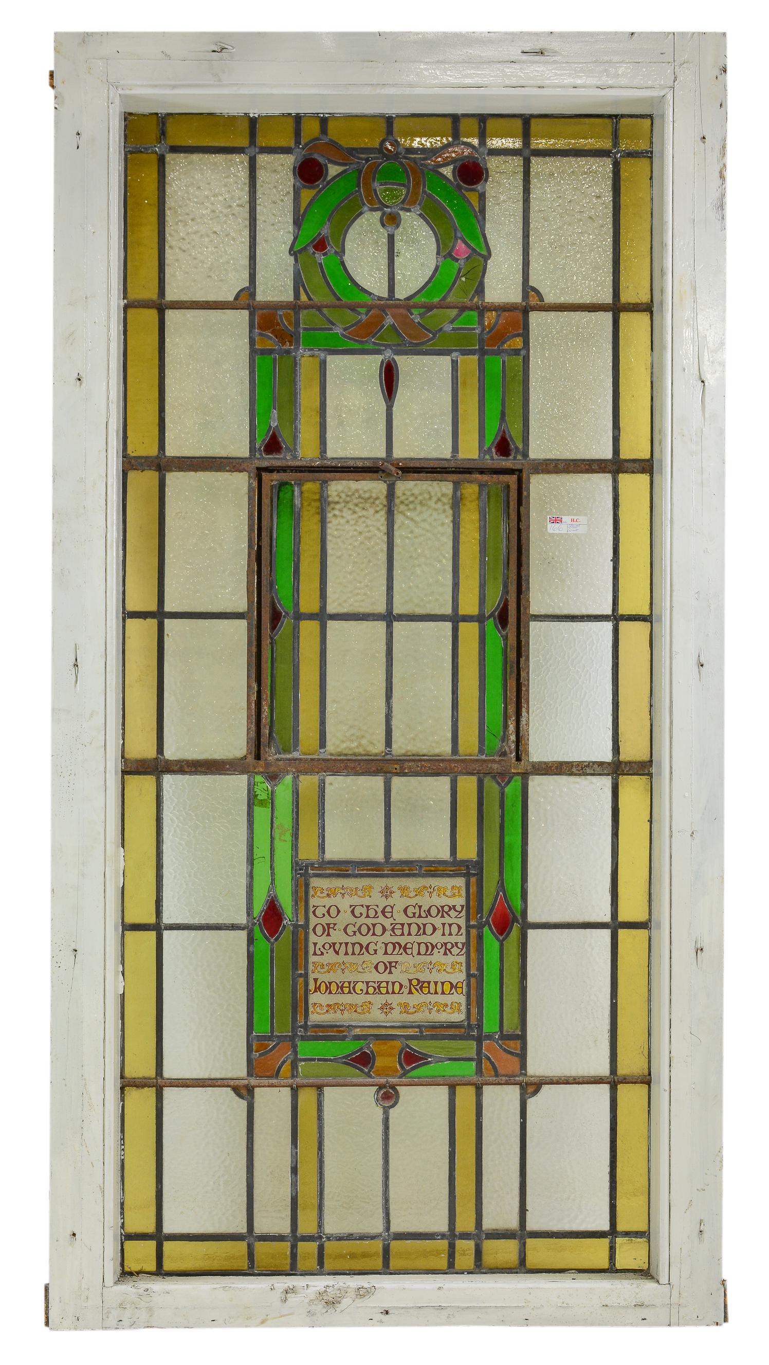 Very Large British Stained Glass Window (1 of 7)