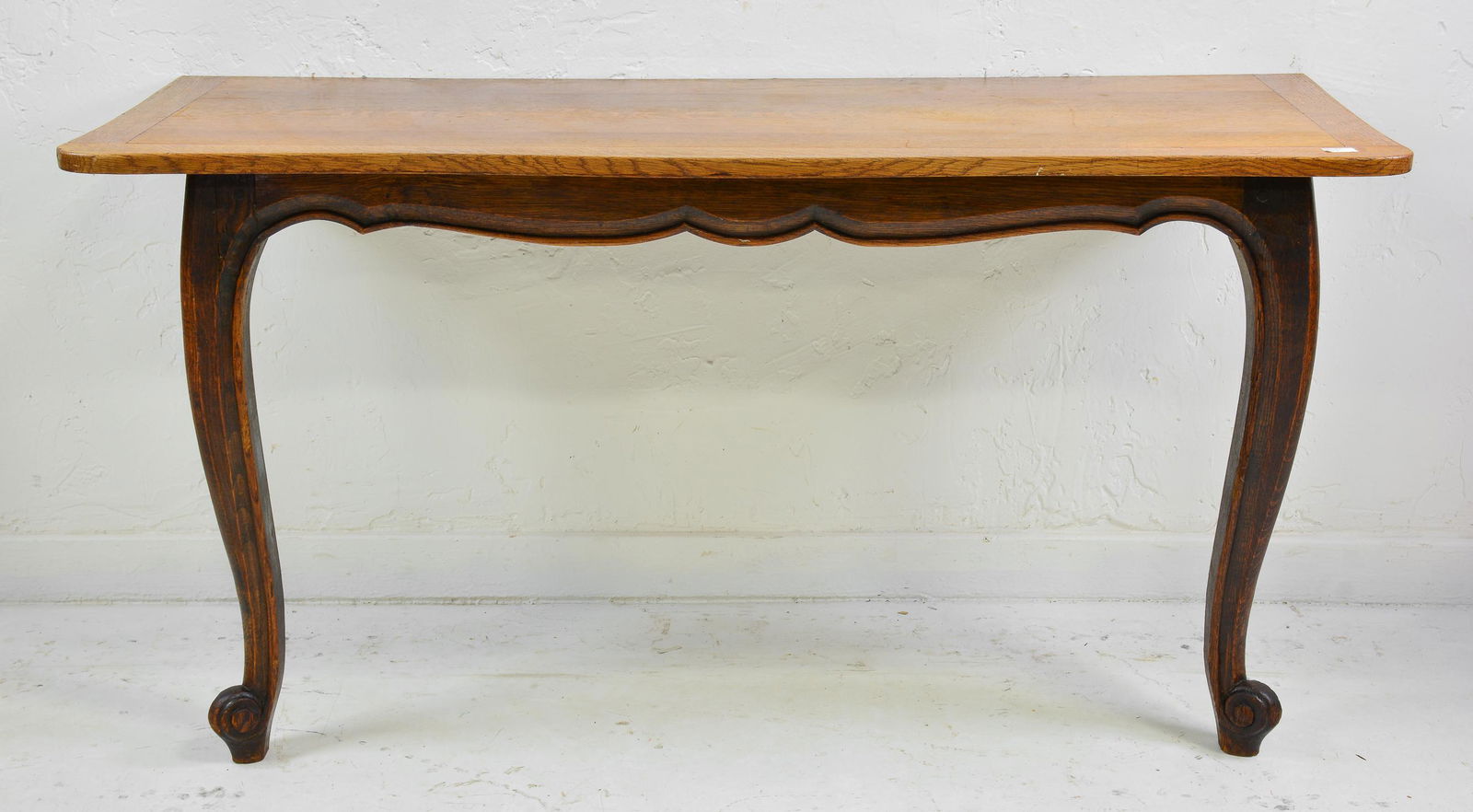Country French Style Oak Wall Console (1 of 5)
