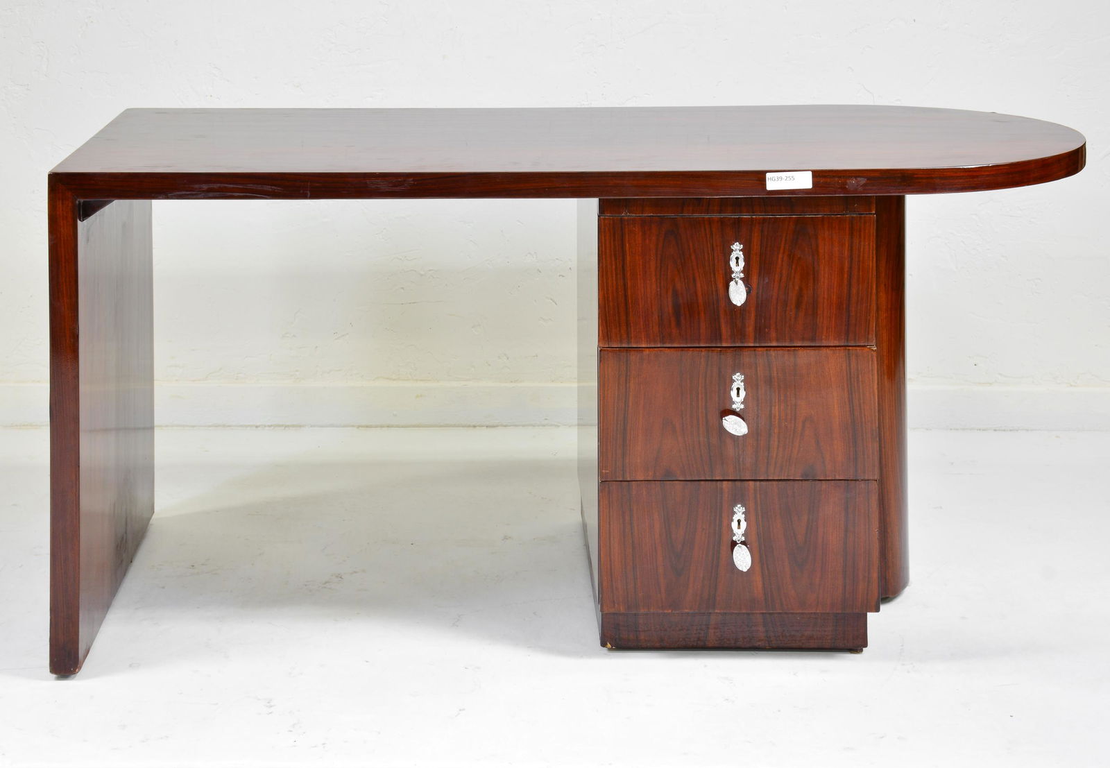 Art Deco Style 3 Drawer Desk (1 of 5)