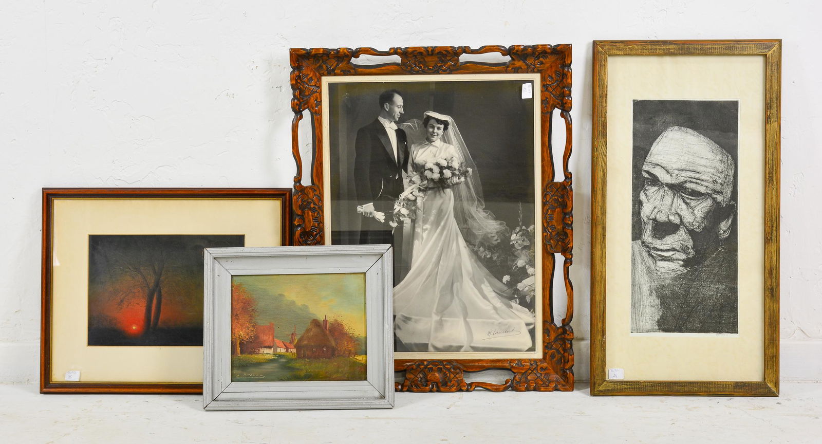 4pcs Assorted Paintings / Prints / Portraits (1 of 5)