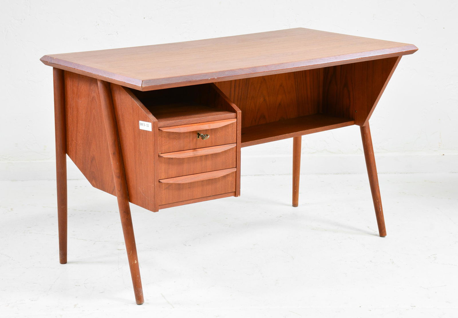 Scandinavian Teak Desk - Gunnar Nielsen Tibergaard (1 of 5)