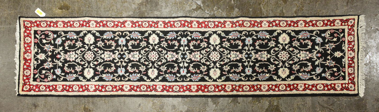 Hand Knotted Indian Kashan Runner Rug - 10'3 x 2'8 (1 of 3)