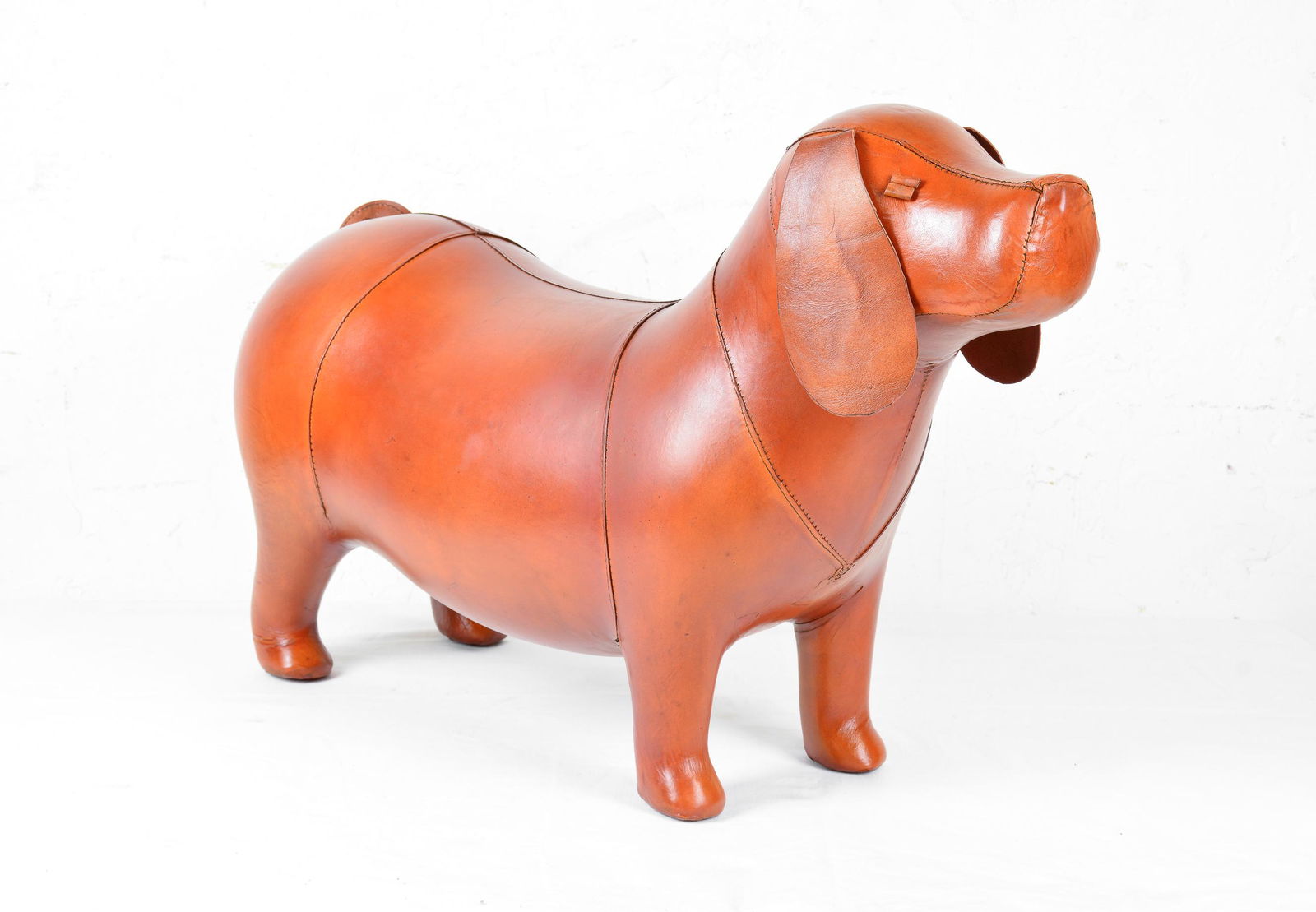 Leather Dog Figure / Stool In The Manner Of Omersa (1 of 4)