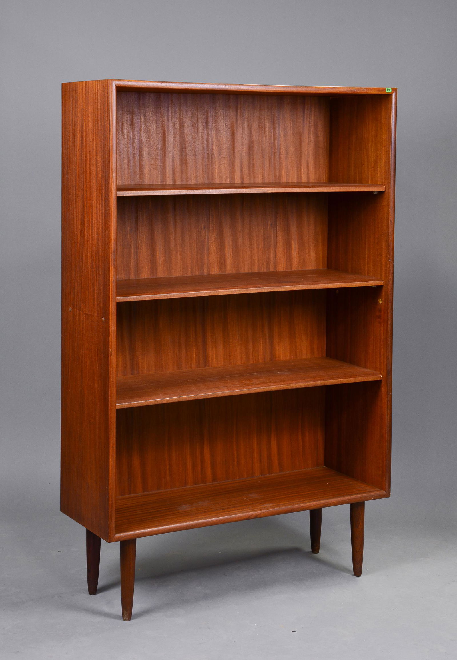 Mid Century Modern Teak Open Bookshelf (1 of 2)