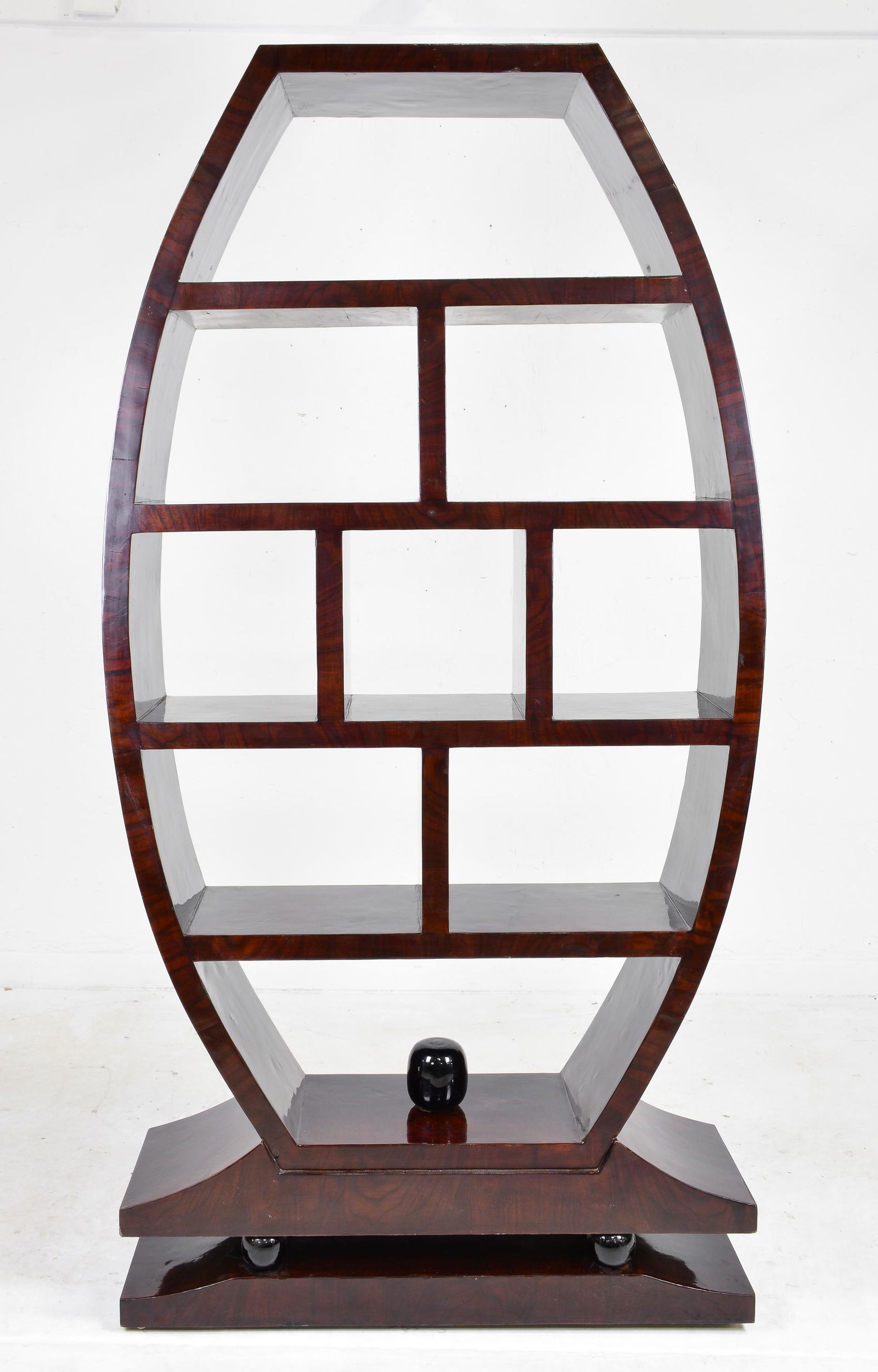 Tall Art Deco Open Bookshelf / Display Shelf #1 (1 of 3)