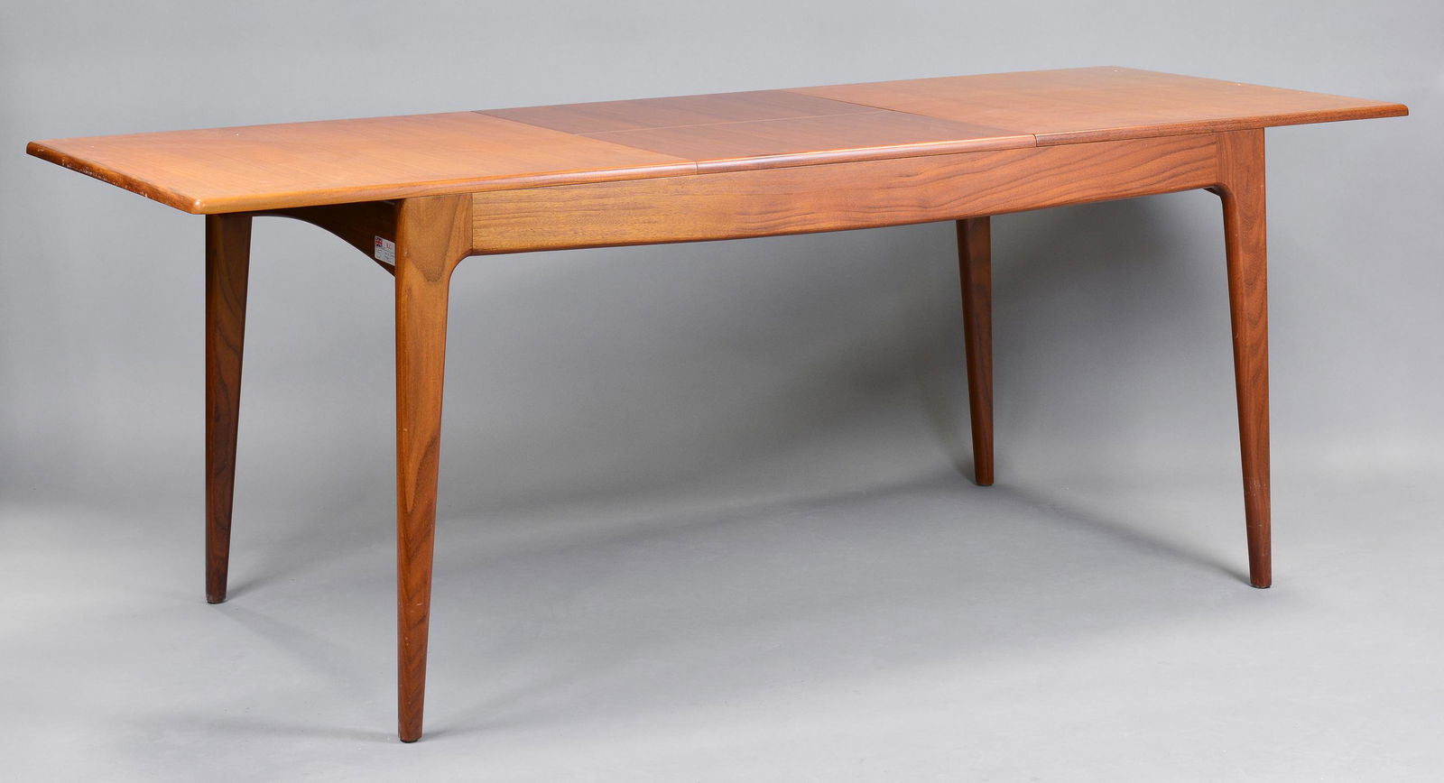 Mid Century Modern Teak Table With Pop Up Leaf (1 of 4)
