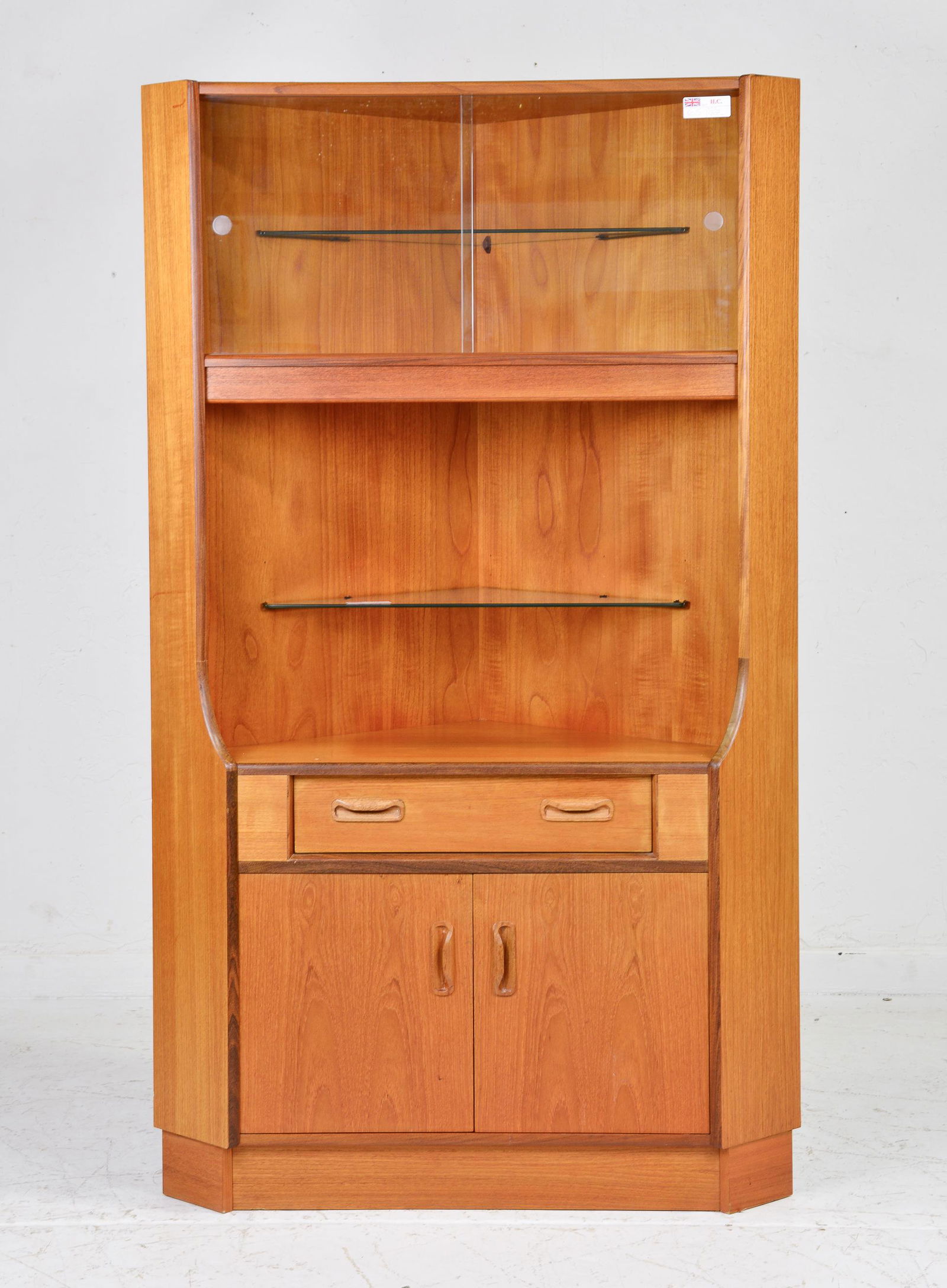 Large Mid Century Modern Corner Cabinet By Gplan (1 of 2)