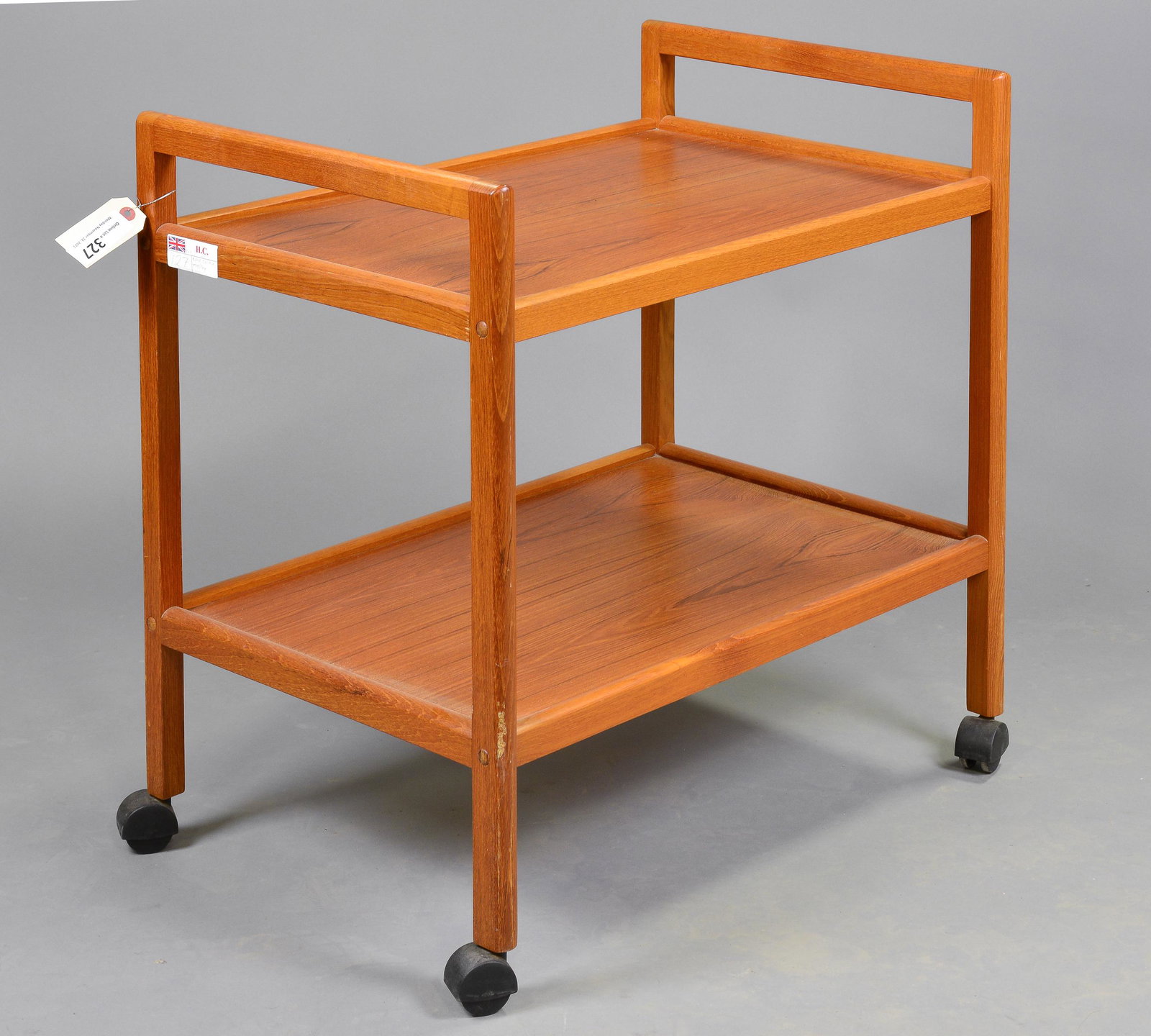 Mid century modern trolley: Danish mid century modern style trolley - 28 in tall x 28 x 19