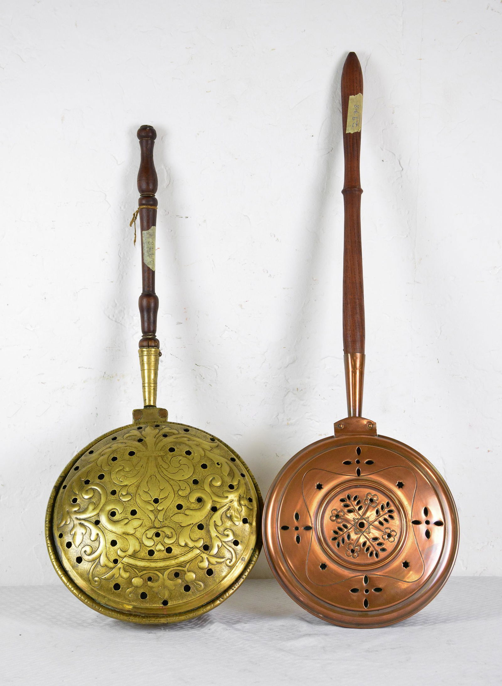 2 French Copper & Brass Bed Warmers (1 of 3)