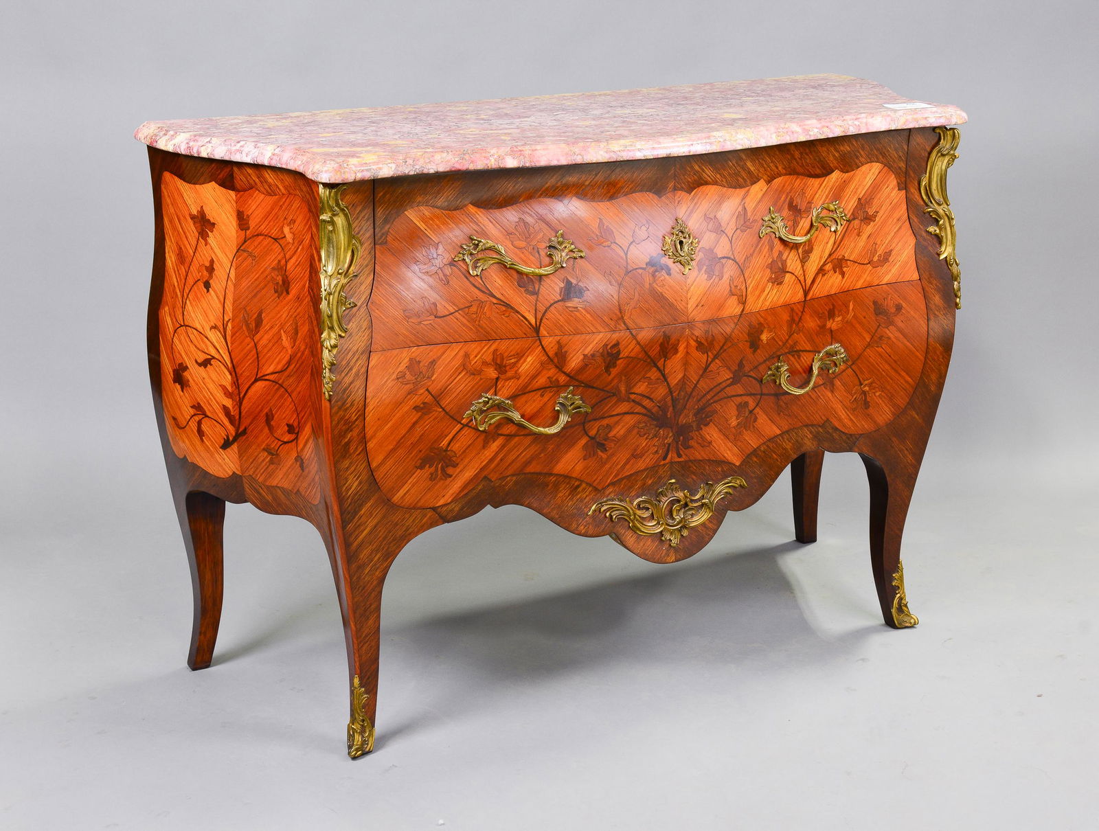 Louis XV Style Marble Top Chest / Commode (1 of 4)