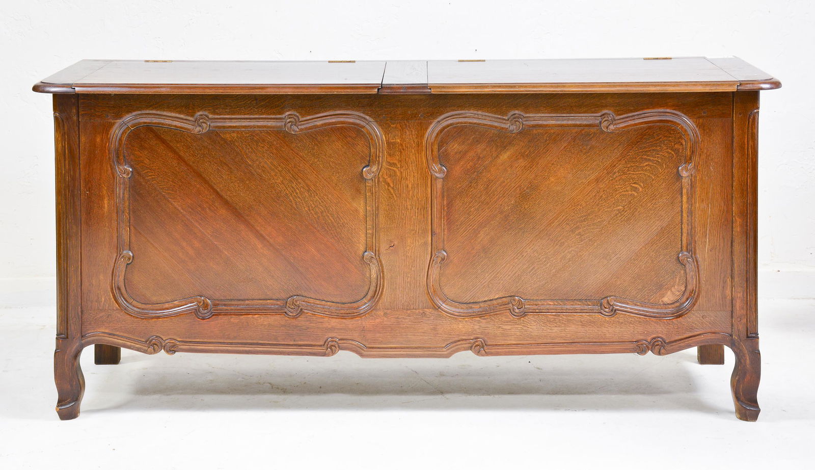 Louis XV Style Large Oak Coffer / Trunk (1 of 7)