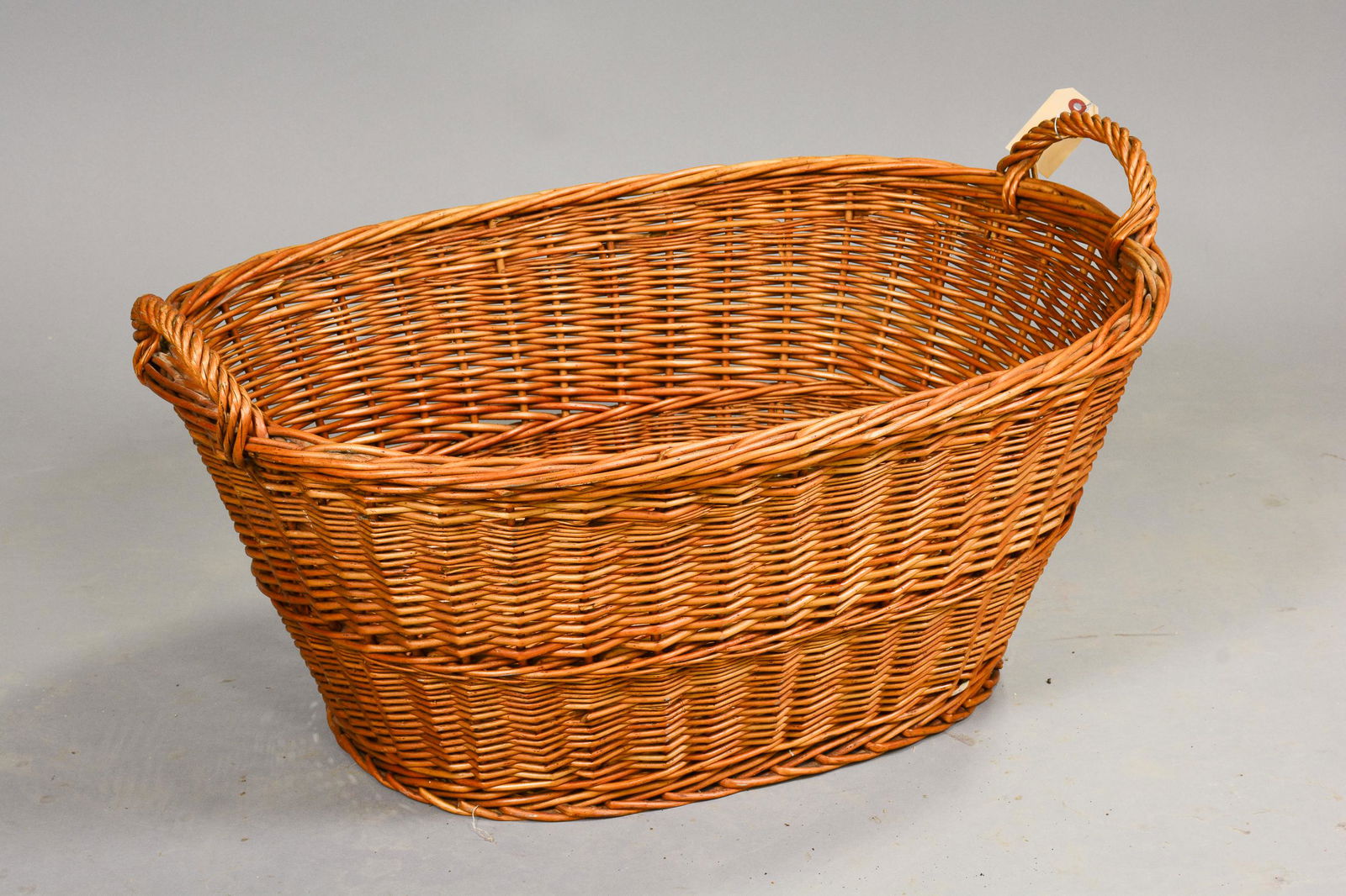 European Oval Wicker Market Basket (1 of 3)