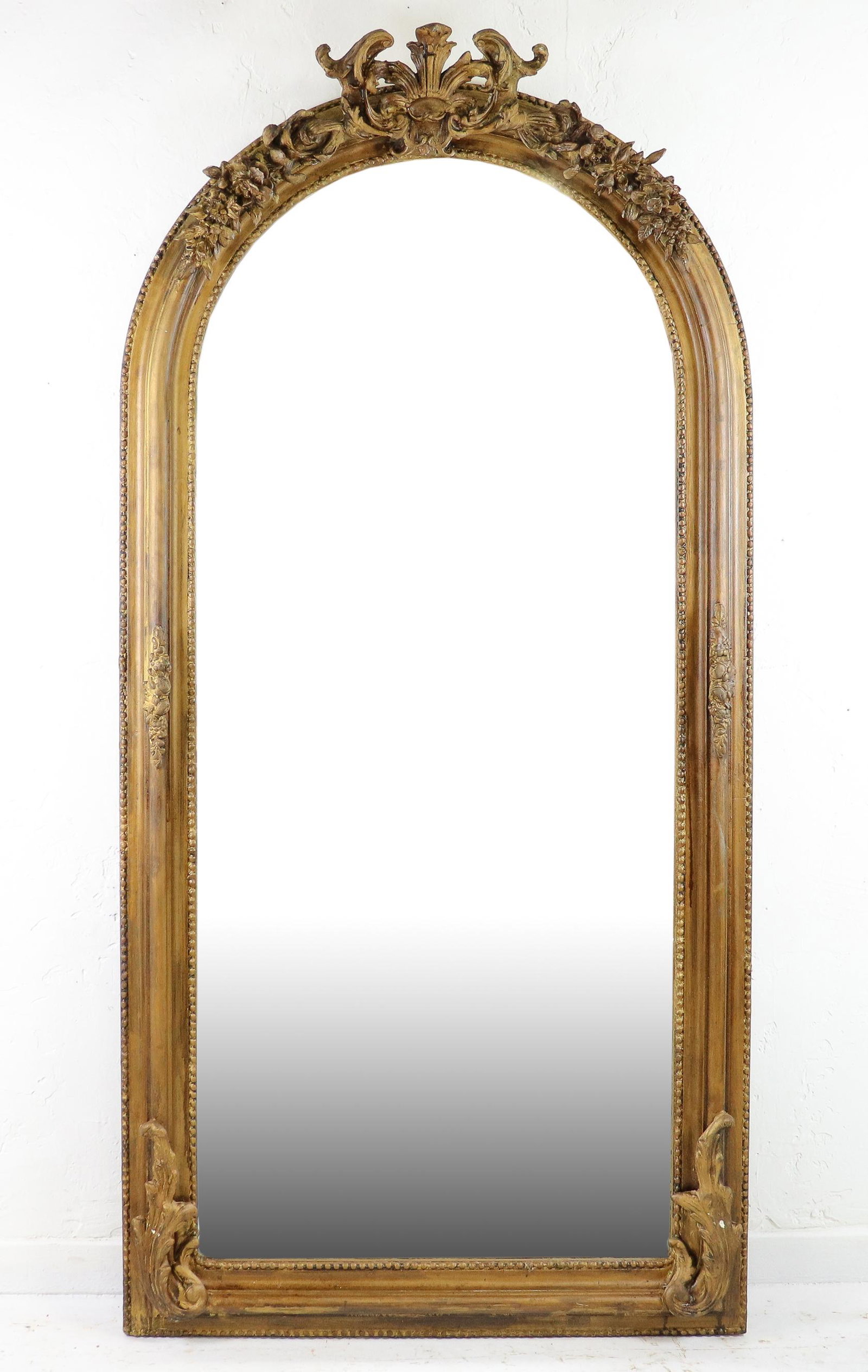 New Item, French Style Large Gilt Framed Mirror #1 (1 of 6)