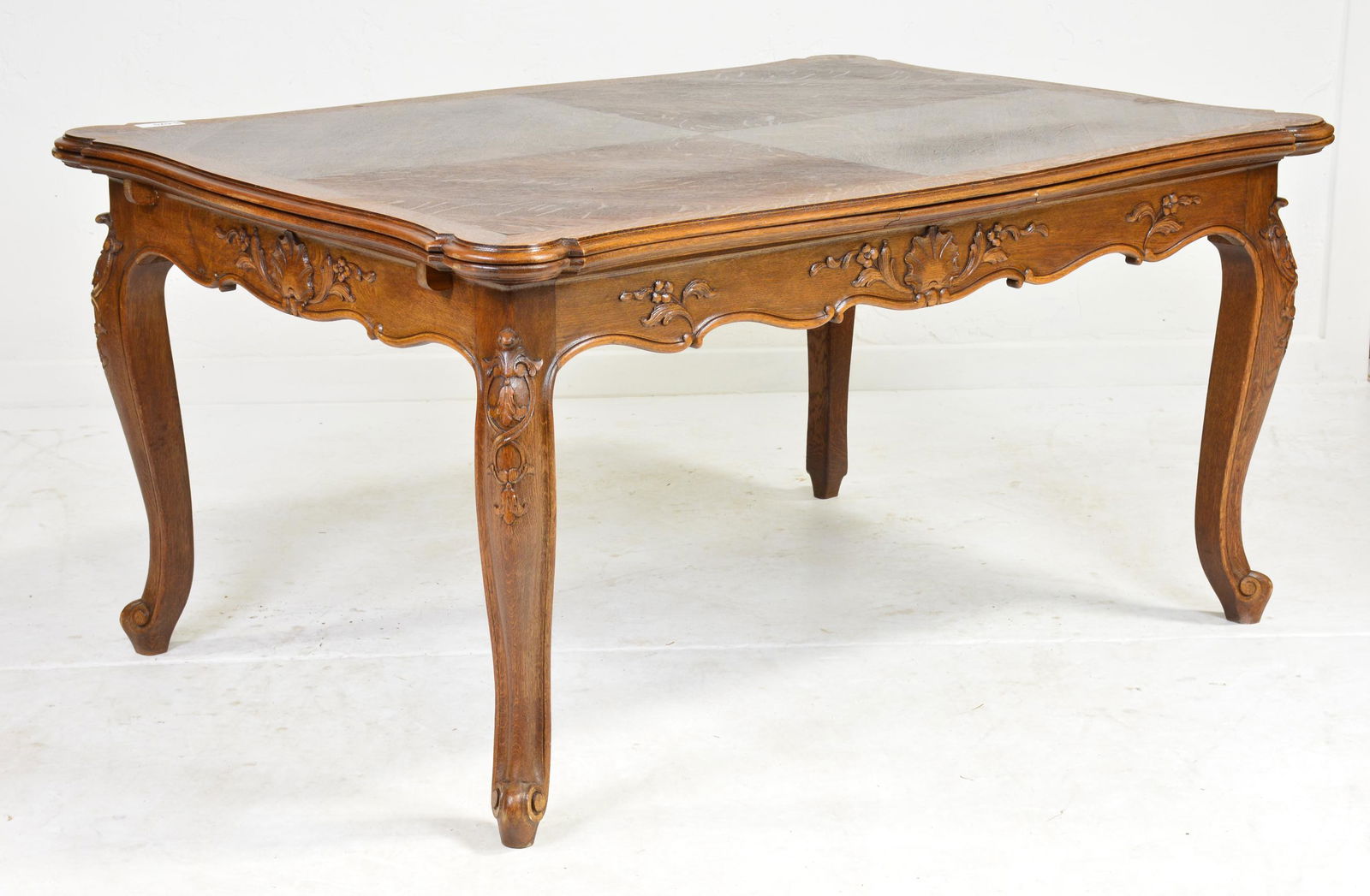 Country French Draw Leaf Table (1 of 3)