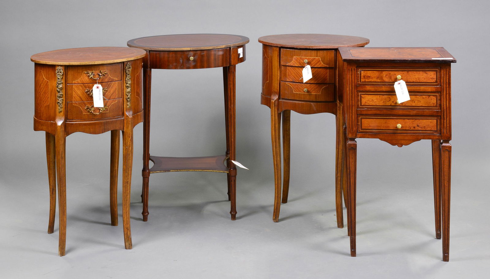 4 Assorted French Style Occasional Tables / Chests (1 of 5)