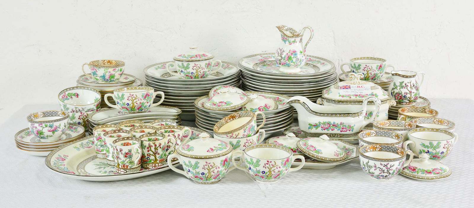 120pc Indian Tree Pattern China Set (1 of 6)