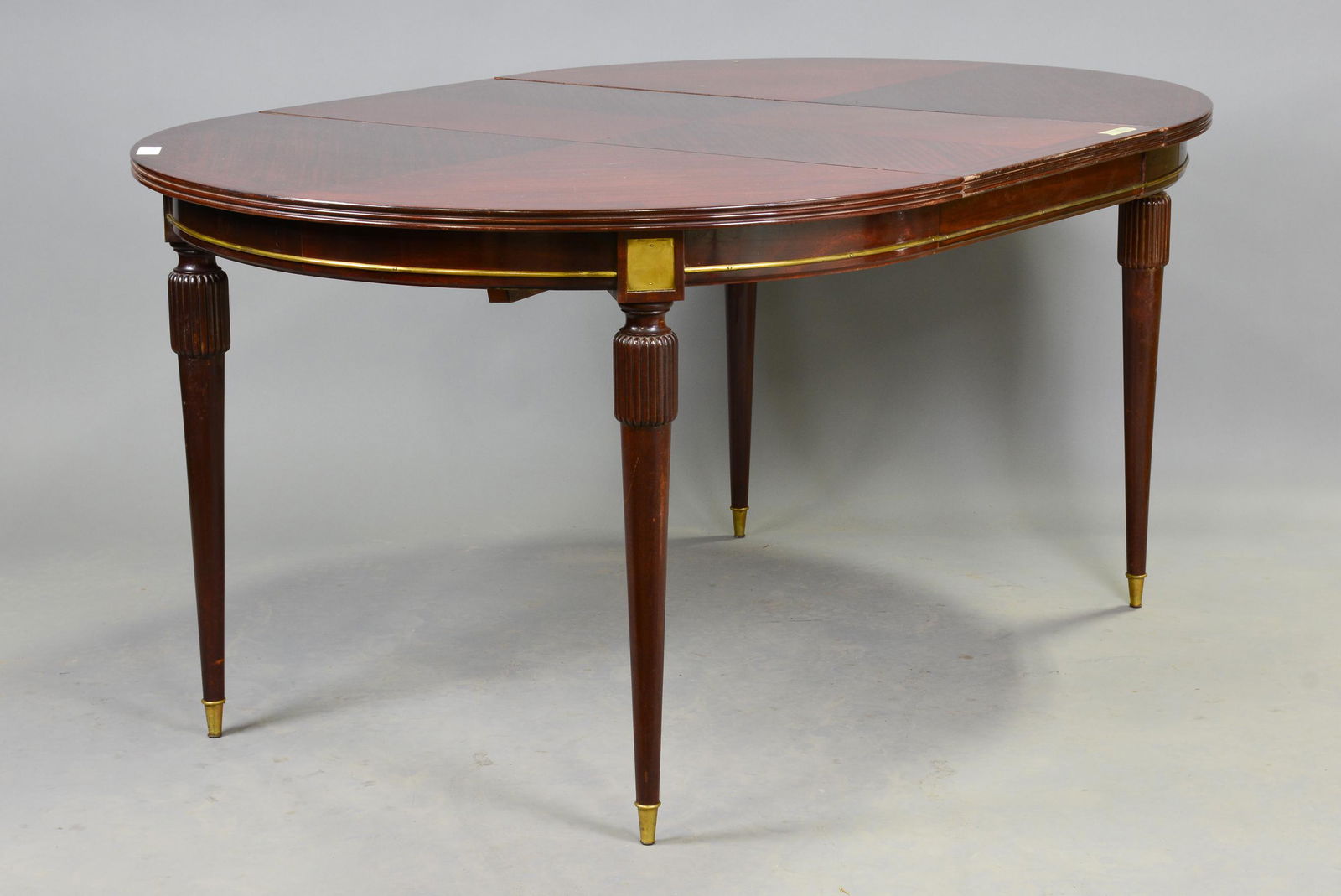 Louis XVI Style Mahogany Table with Leaf (1 of 4)
