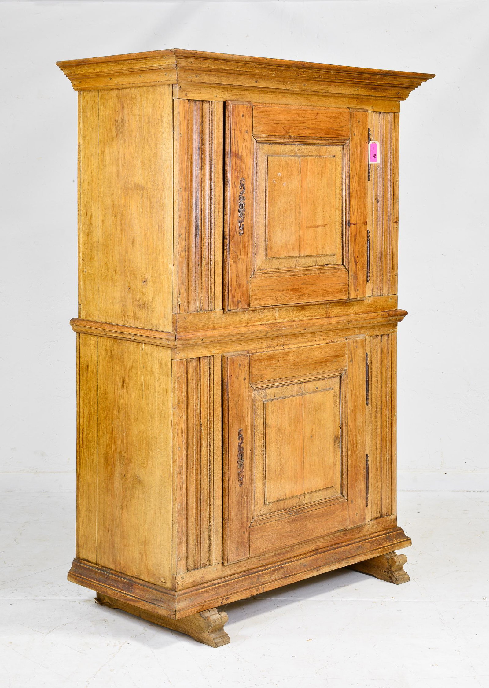 French Rustic Oak 2 Door Cabinet / Cupboard (1 of 5)