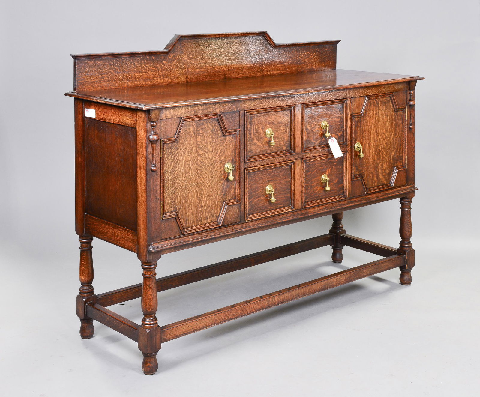 Jacobean Oak Sideboard / Server (1 of 5)