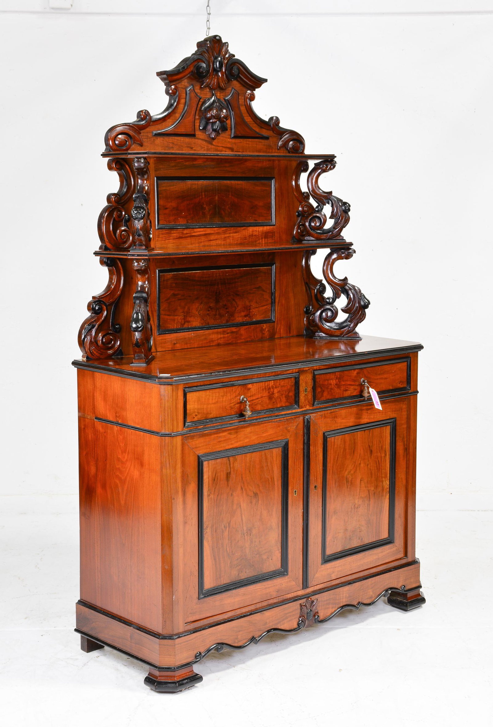 Victorian Style Mahogany Server / Etagere (1 of 5)