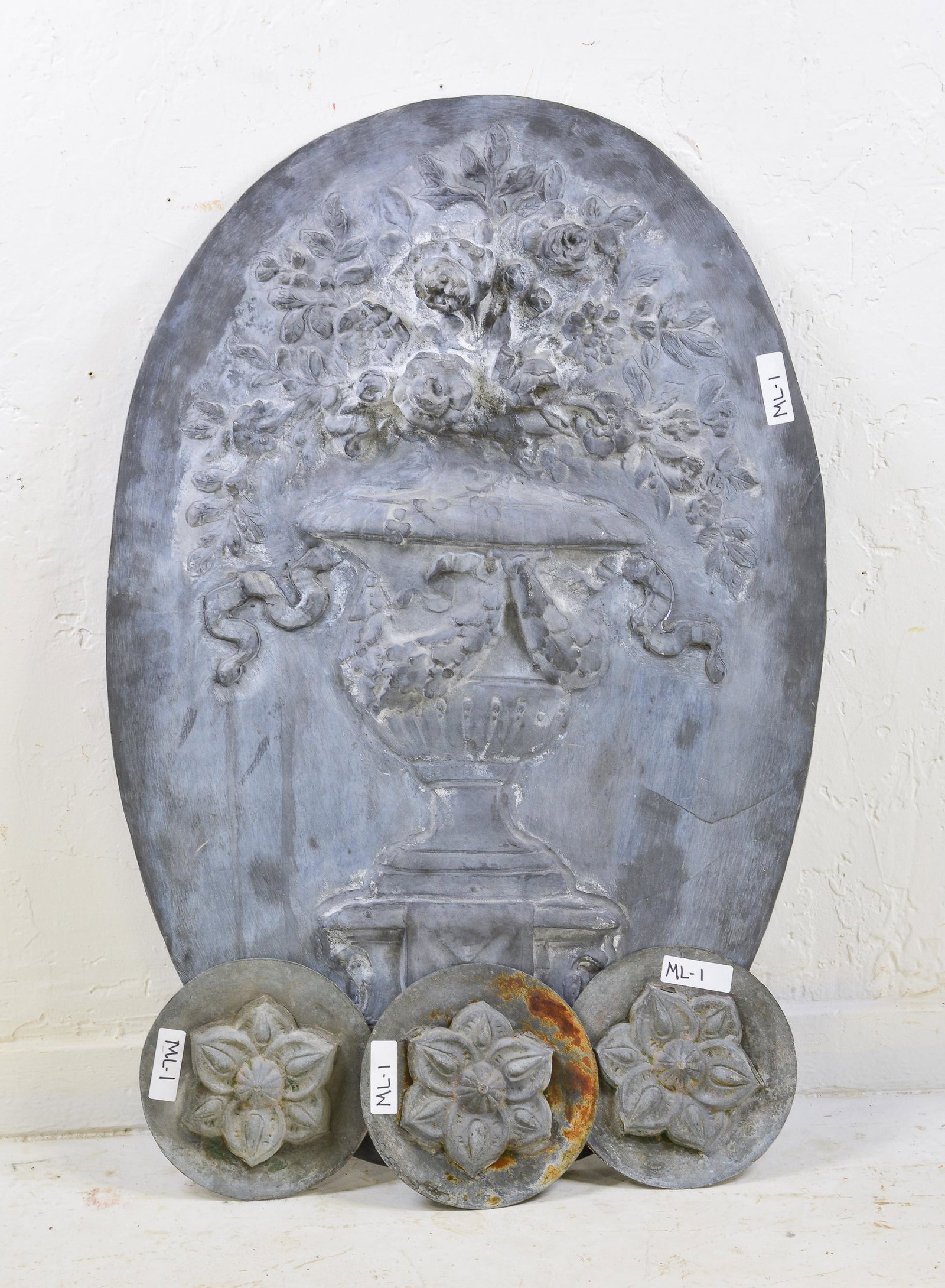 1 Large Heavy Metal Plaque & 3 Small Plaques (1 of 3)