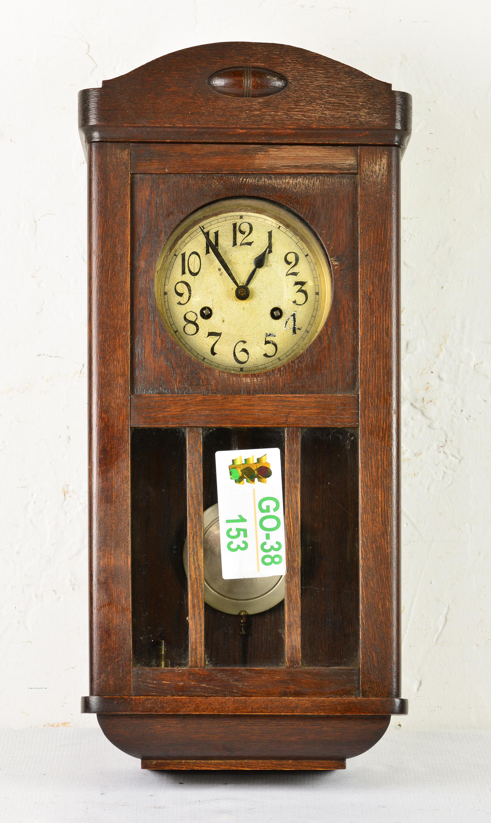 English Oak Wall Clock (1 of 3)