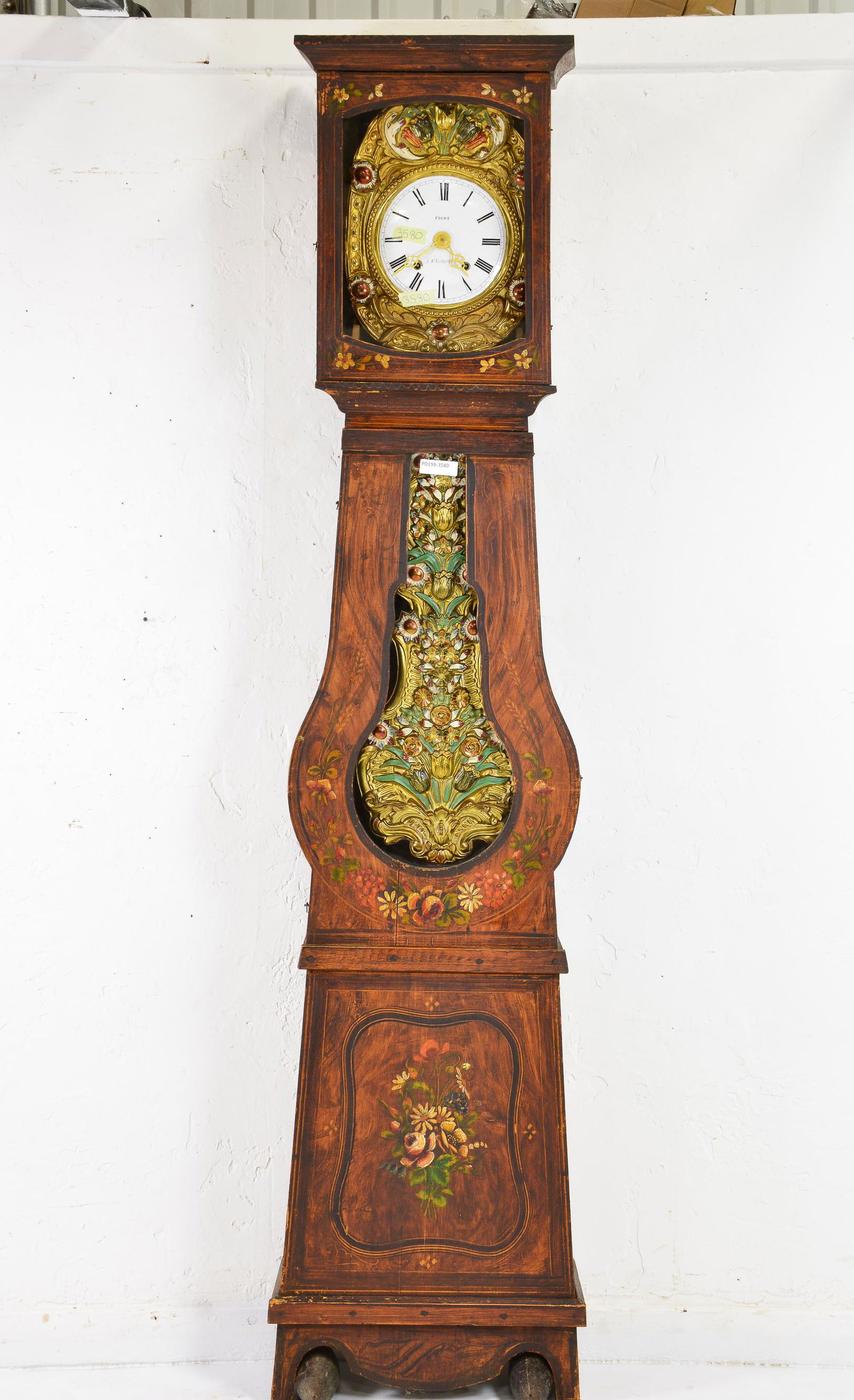 French Banjo Shaped Longcase / Grandfather Clock Jan 03, 2022
