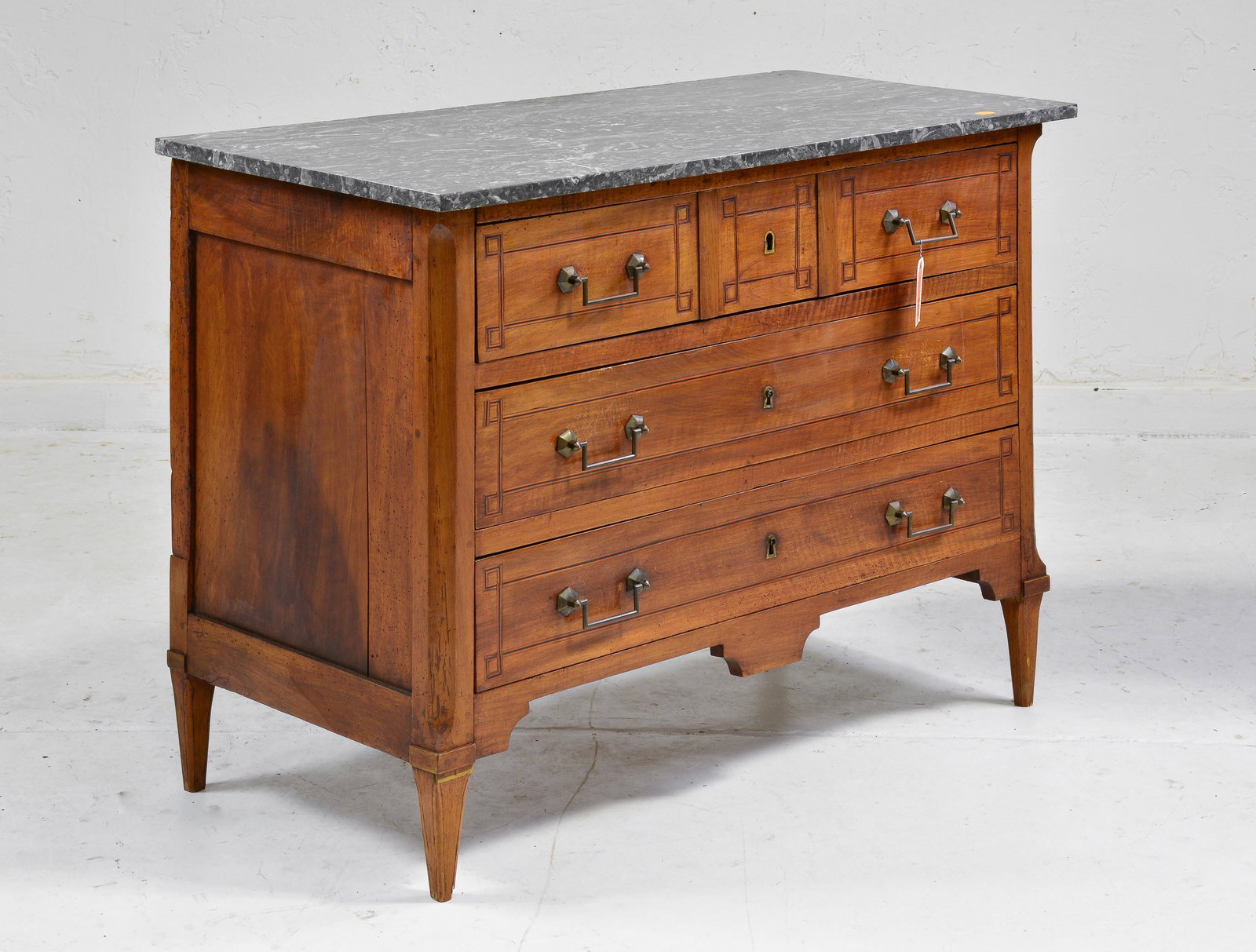 French Style Marble Top Chest / Commode (1 of 7)