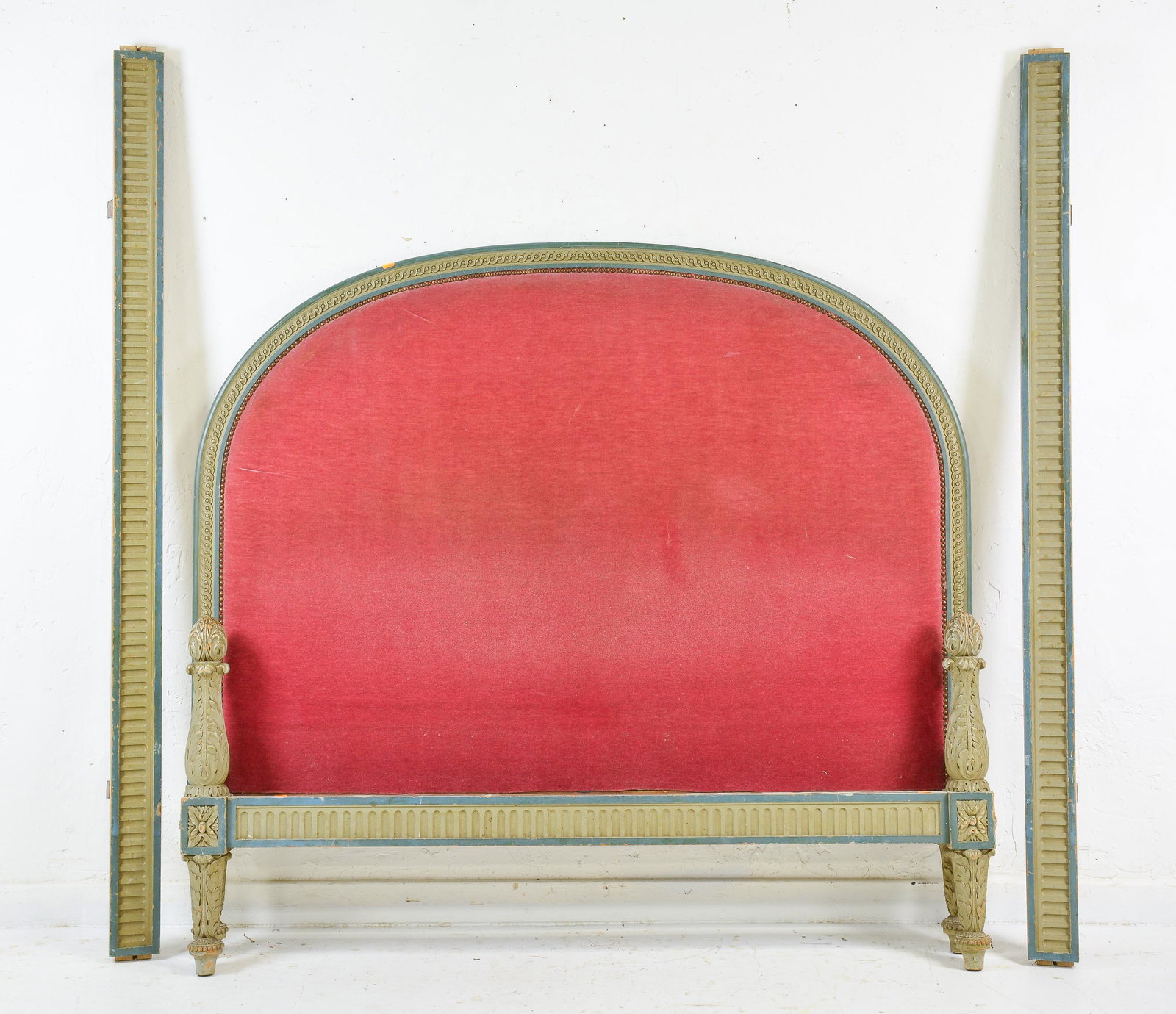 French Painted Bed with Rails (1 of 3)