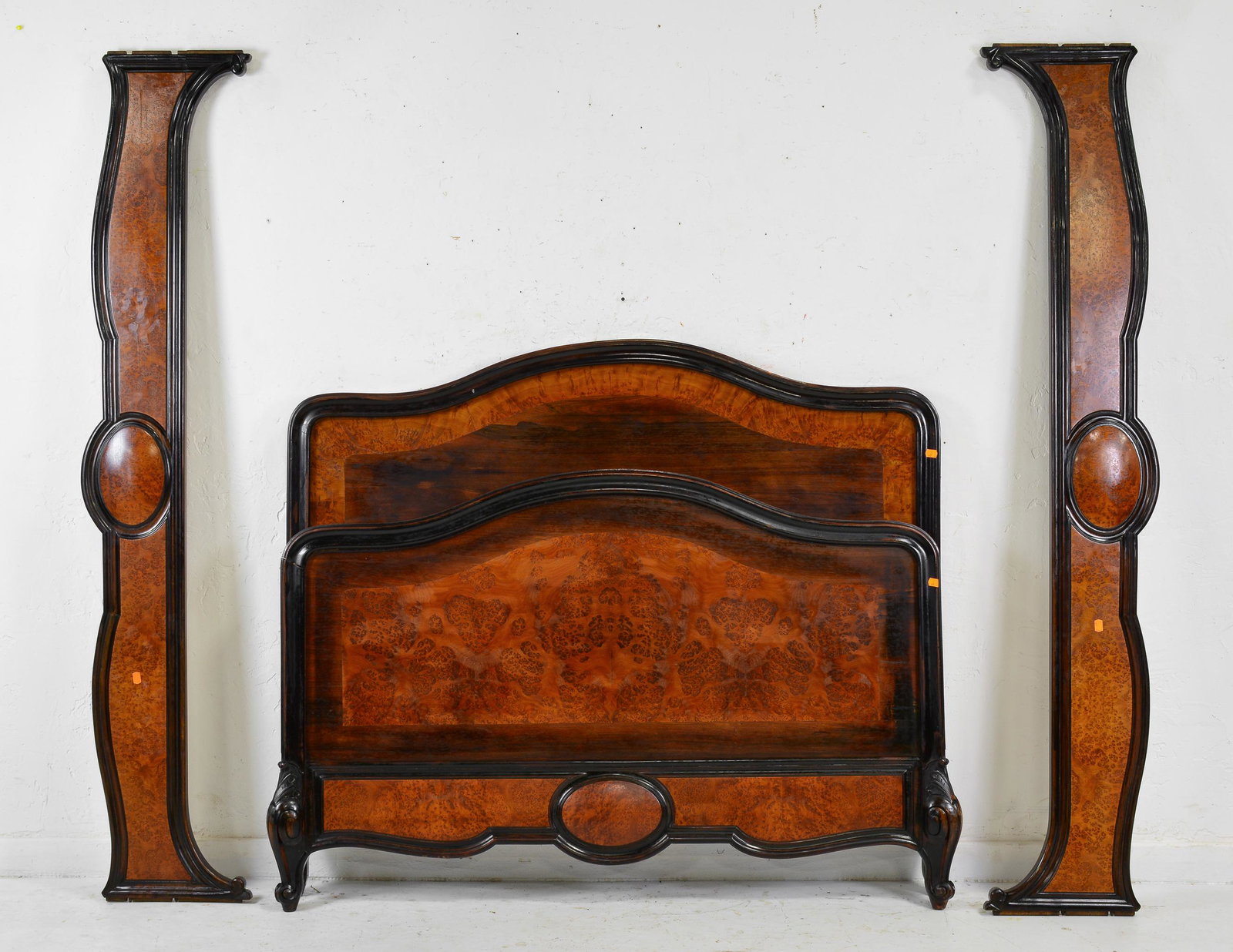 Louis XV Style Bed with Rails (1 of 5)