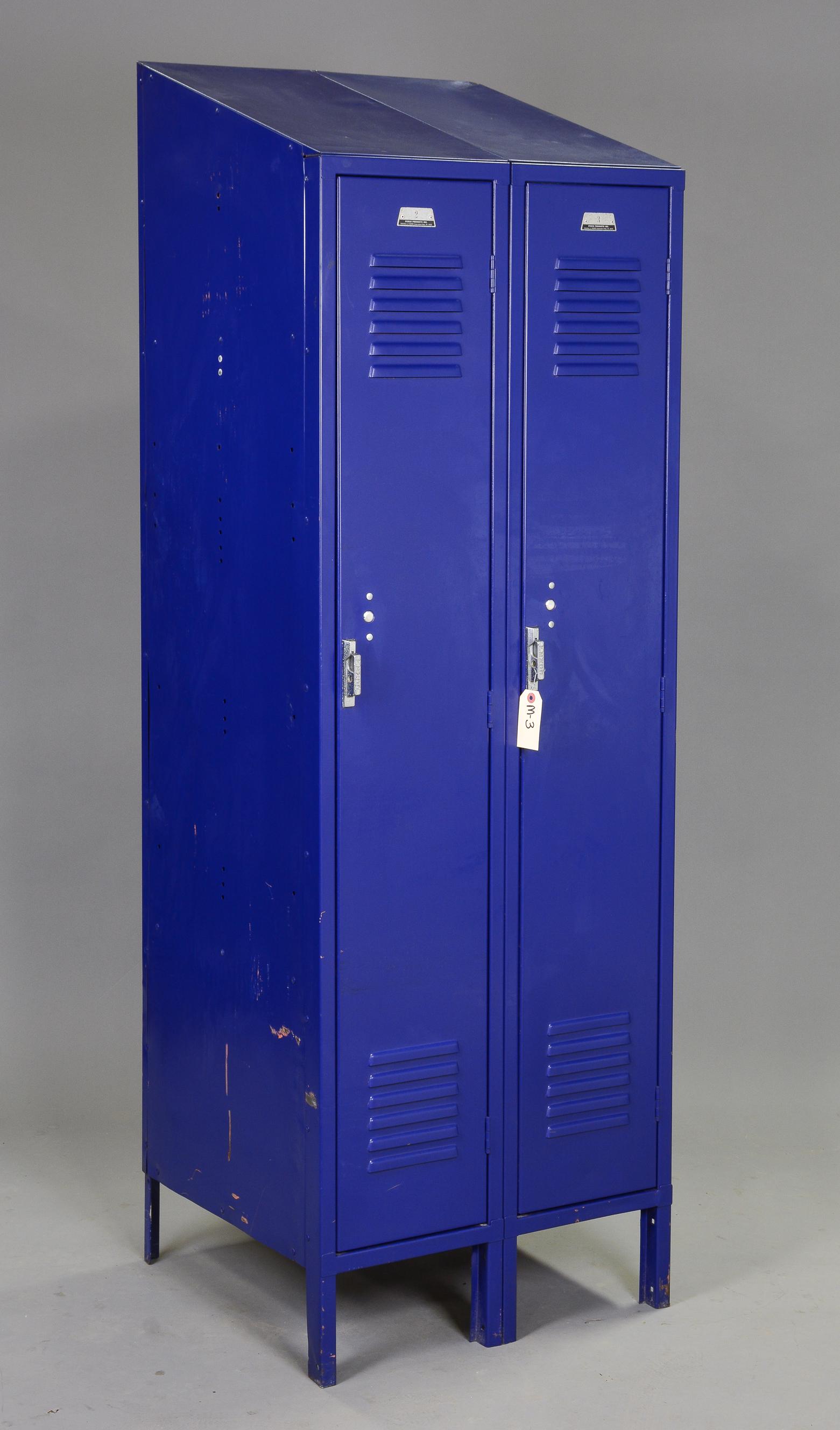 Tall Dark Blue Lockers - Penco (1 of 2)